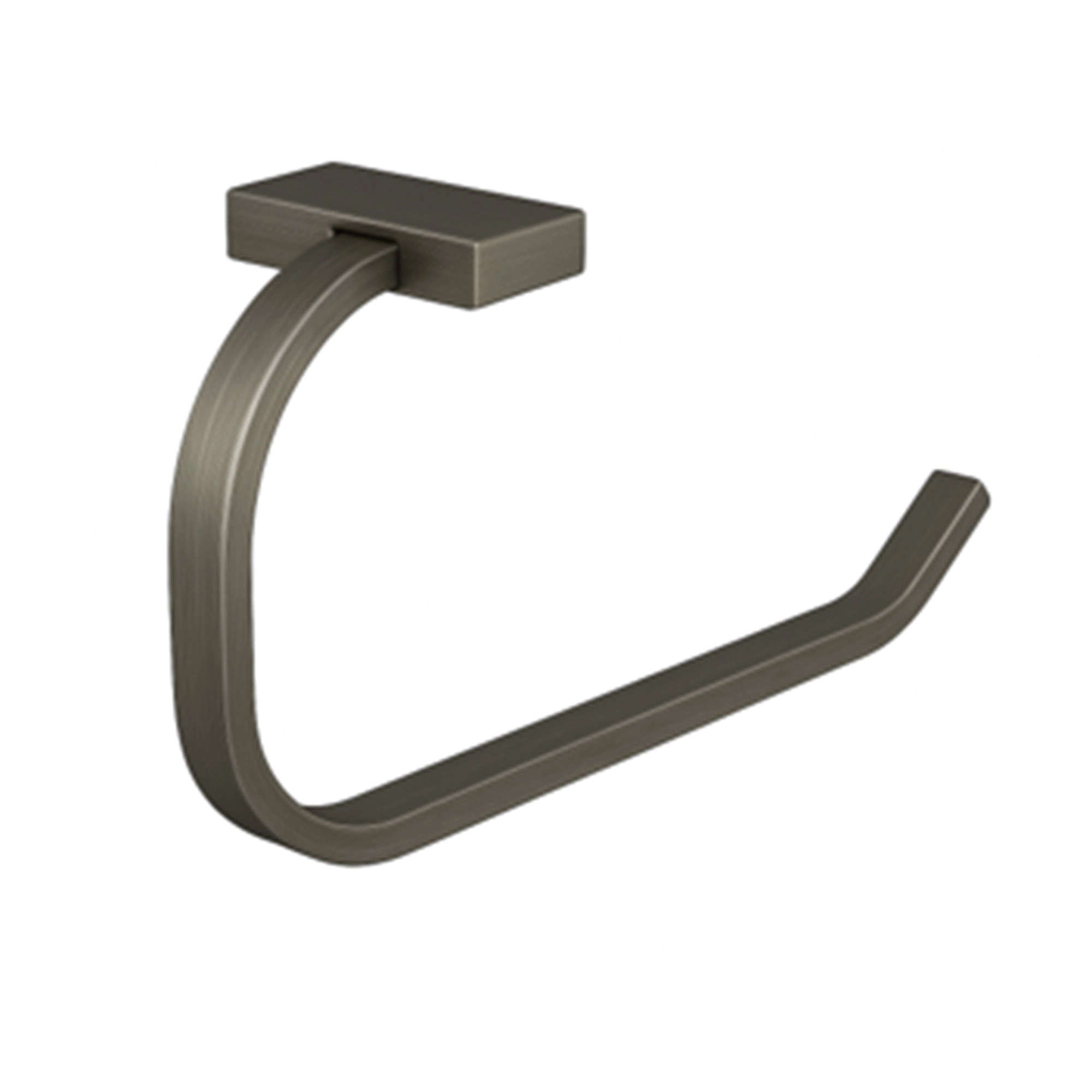 Portarollo Asis sin Tapa Zinc Grafito 10.3x6.5x10.9 cm