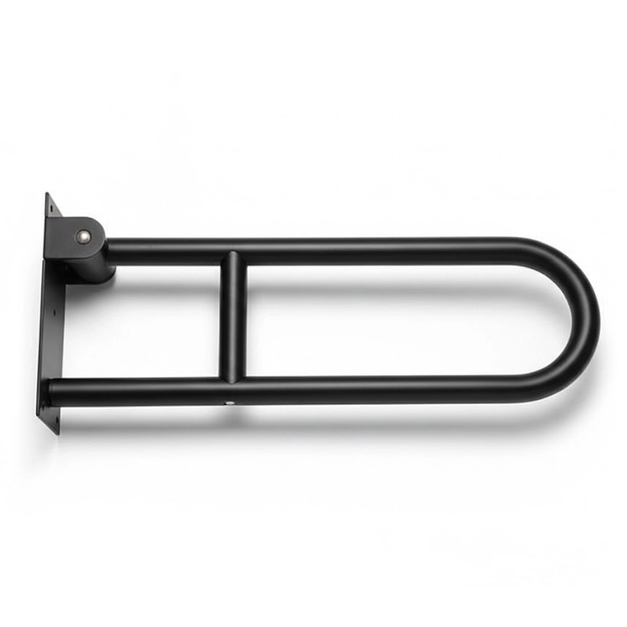 Barra De Seguridad Global Abatible 60 cm Negro Mate