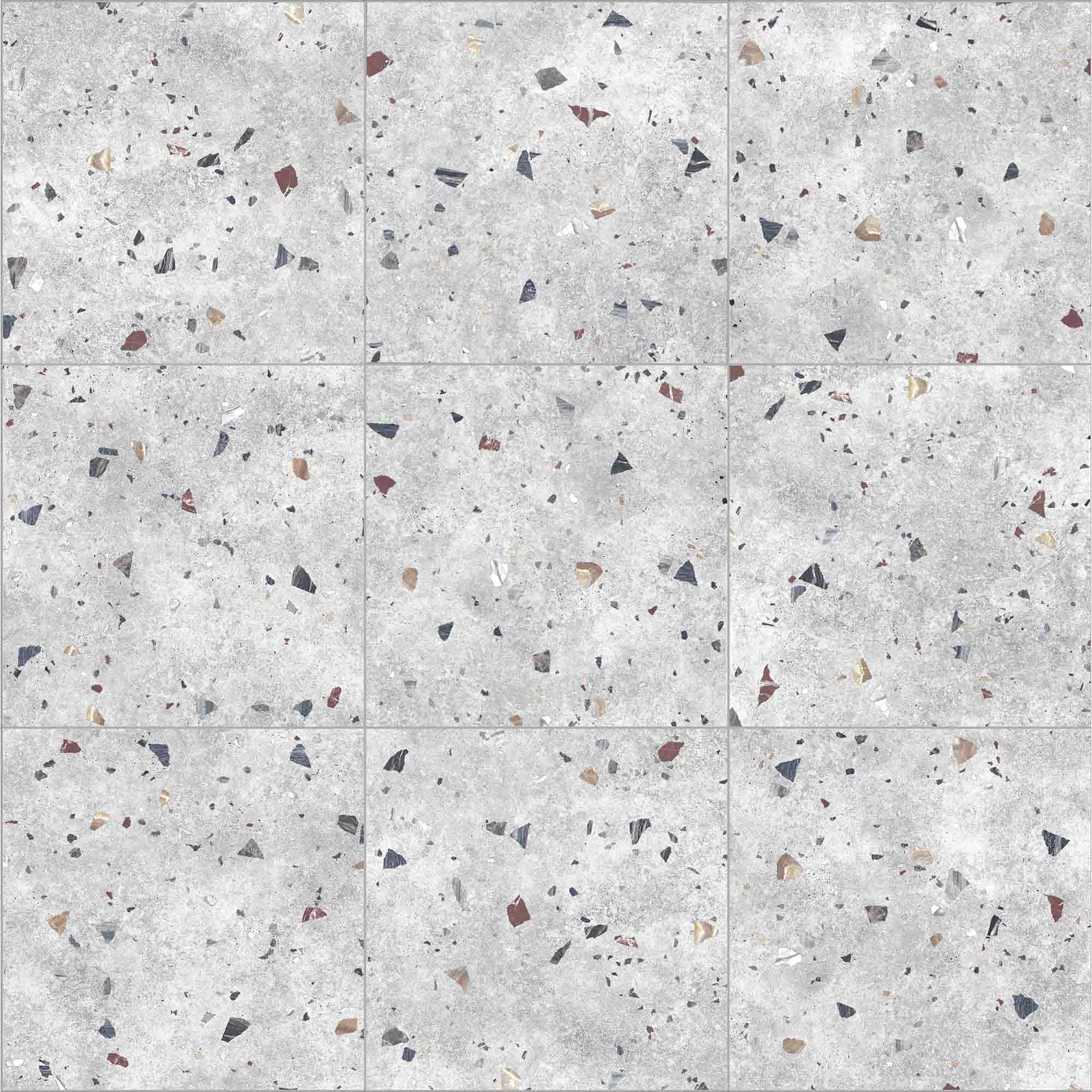 Porcelanato Sonar Silver Gris Claro Mate 66x66 cm