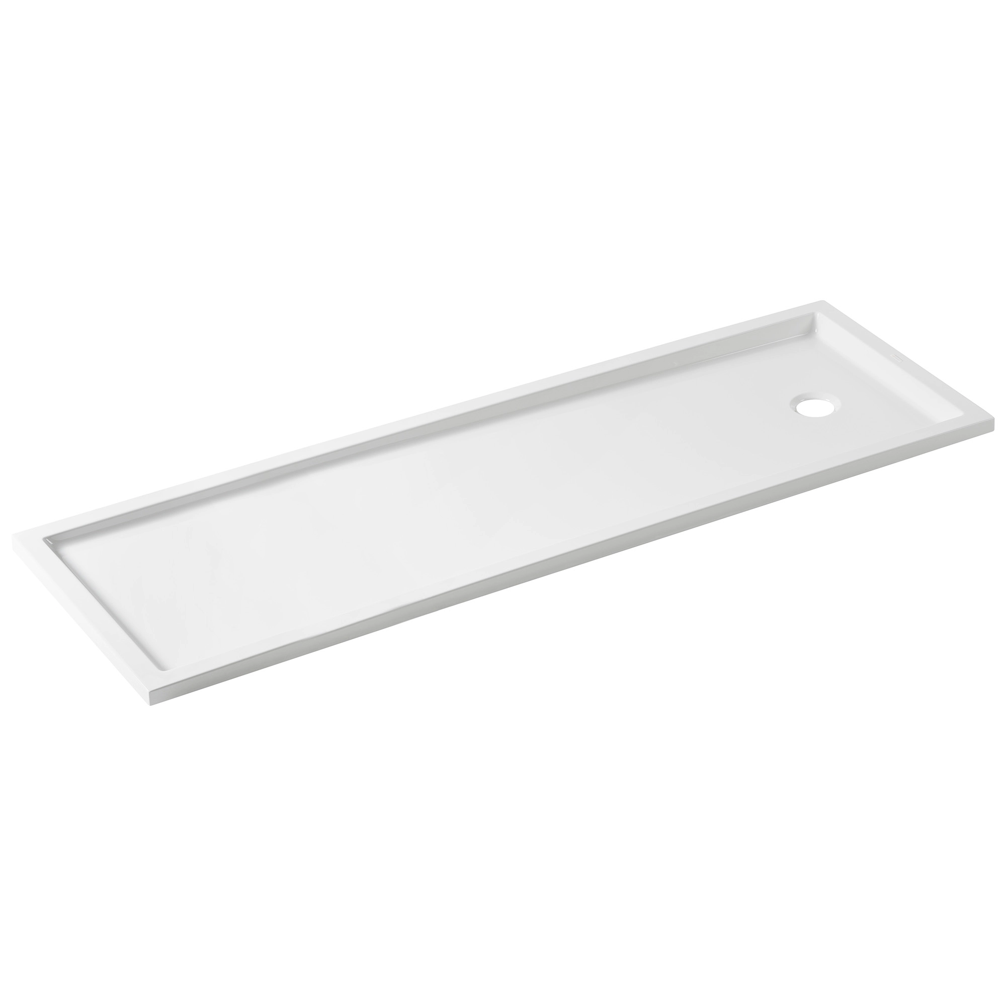 Receptáculo Blanco Piano Sin Antideslizante 150x80 cm