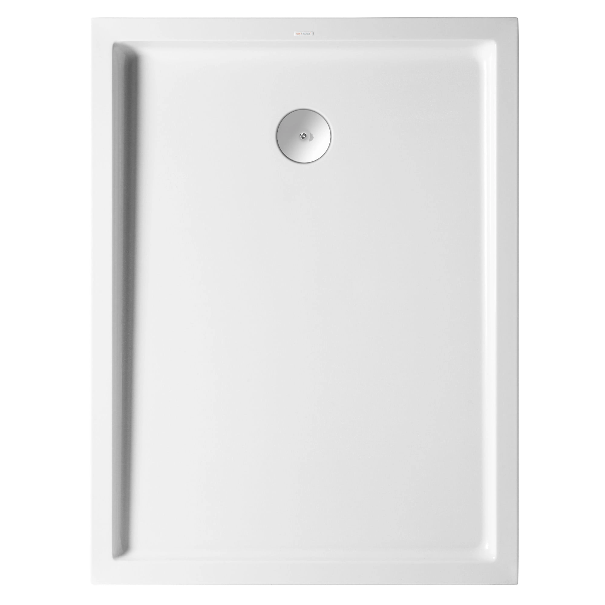 Receptáculo Piano 140x80 cm Blanco Sin Desagüe
