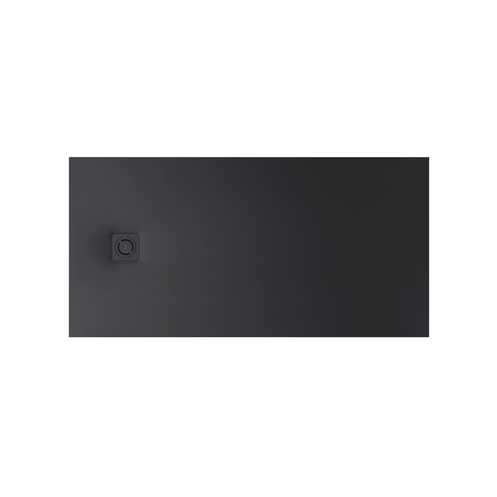Receptáculo Ultraplano de Stonex Terran Negro Mate 1400x800x31 mm
