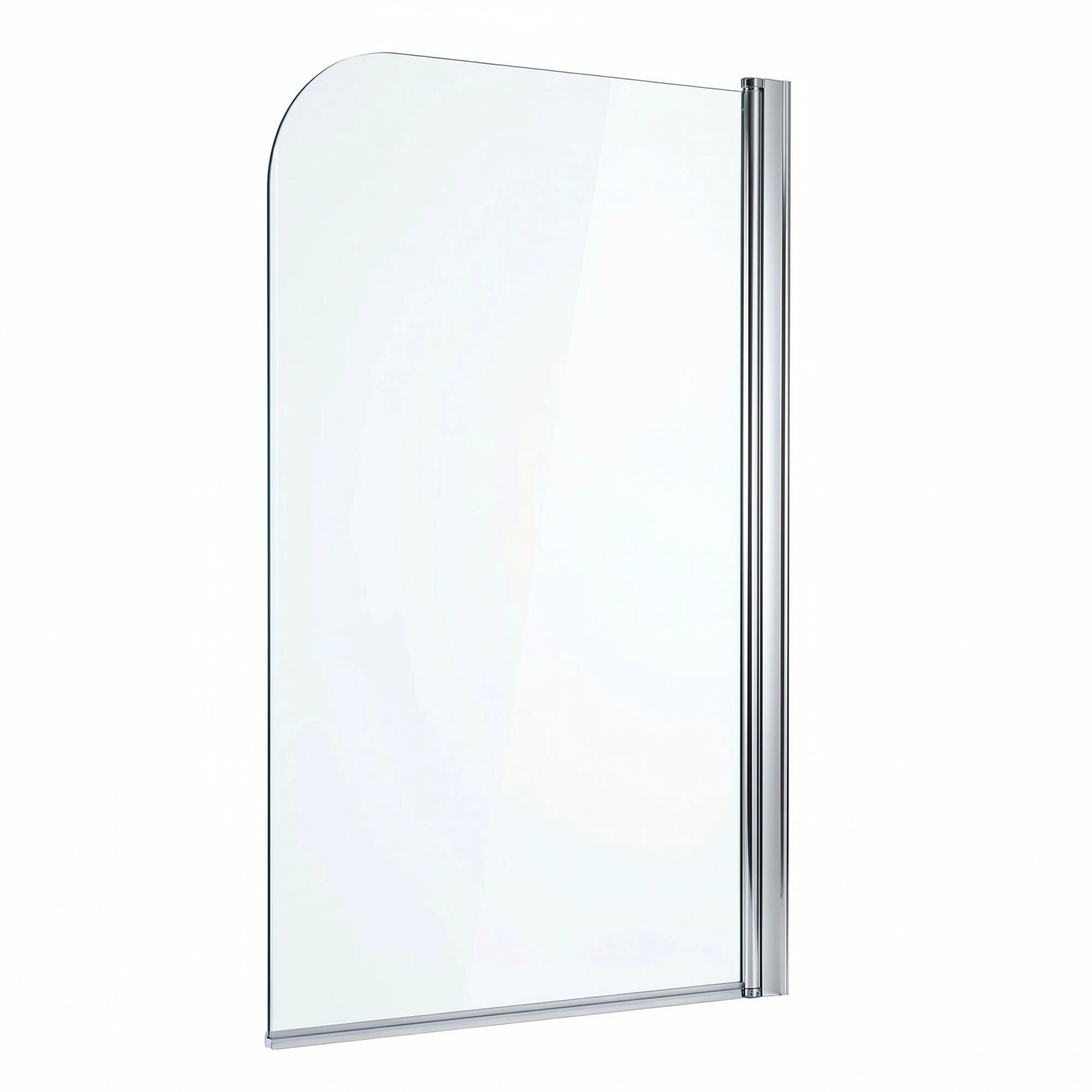 Mampara Ducha Tina Style Abatible Vidro Templado Ángulo Curvo 900x1400 mm