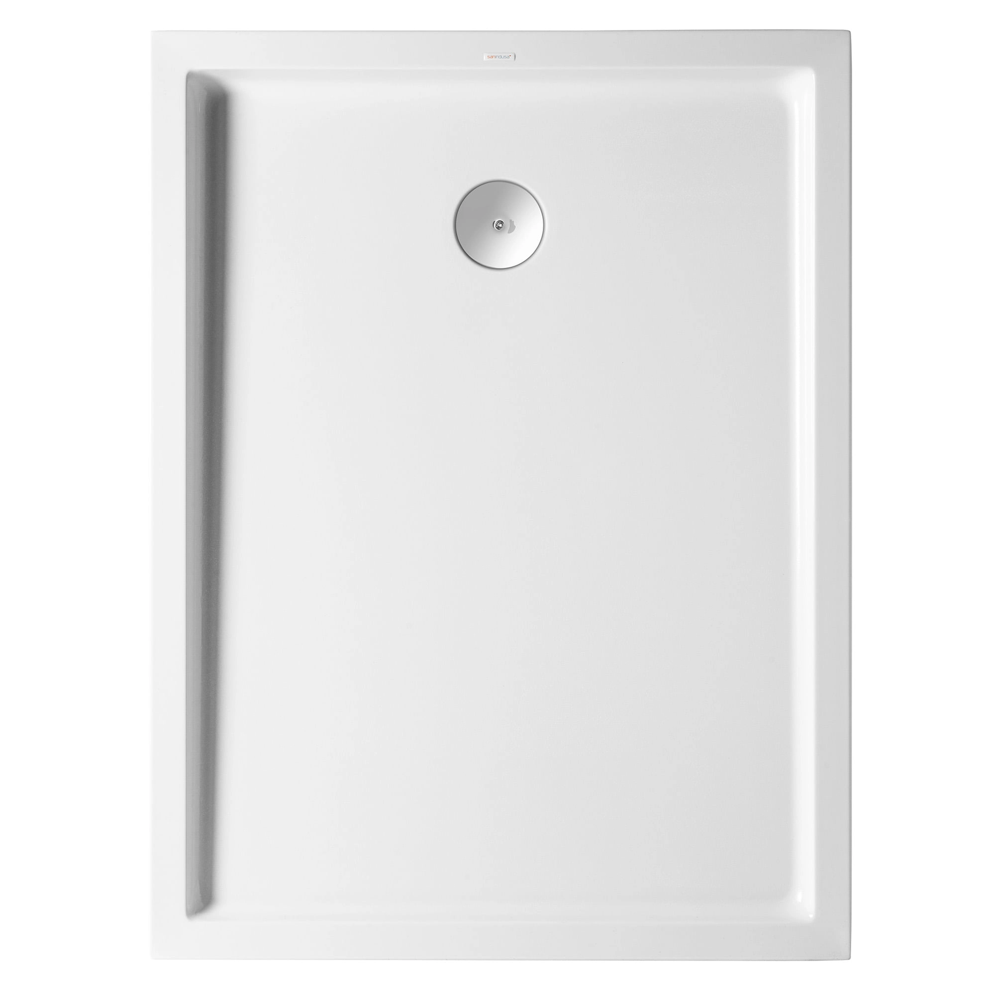 Receptáculo Piano 120x70 cm Blanco Sin Desagüe