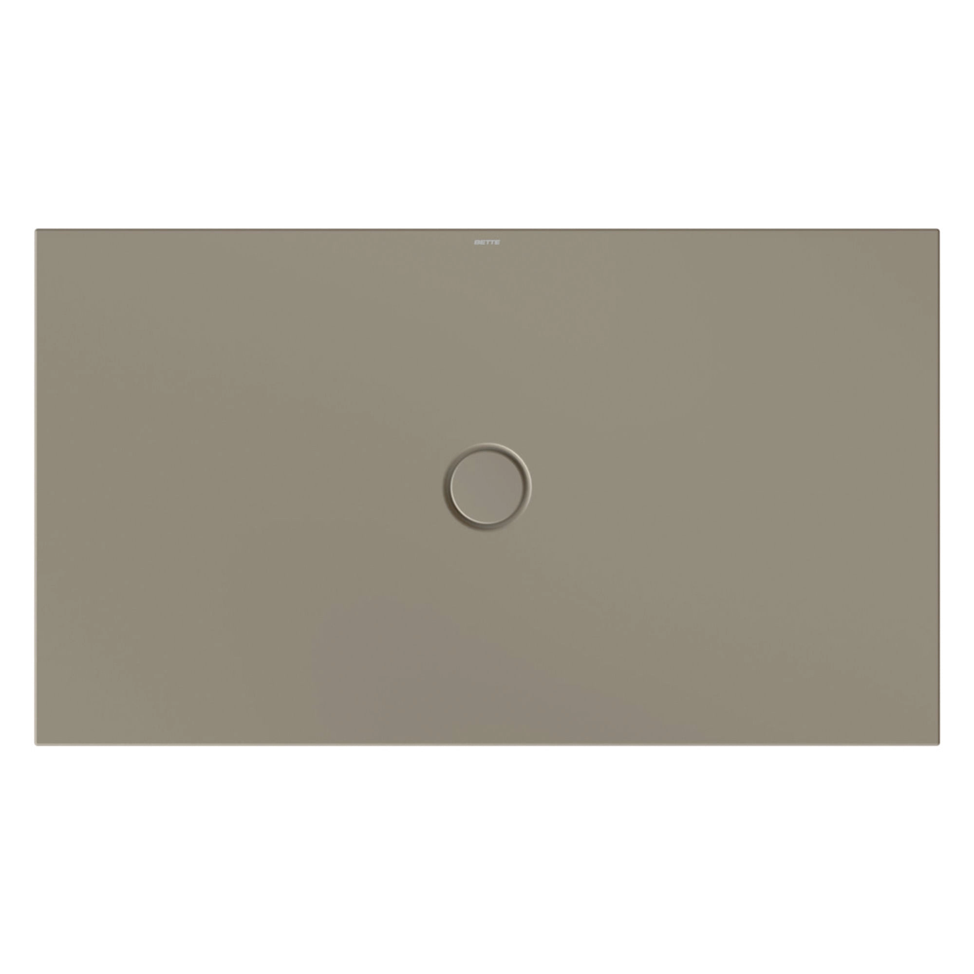 Receptaculo Bette Floor 140X80 Grafito Con Soporte T1
