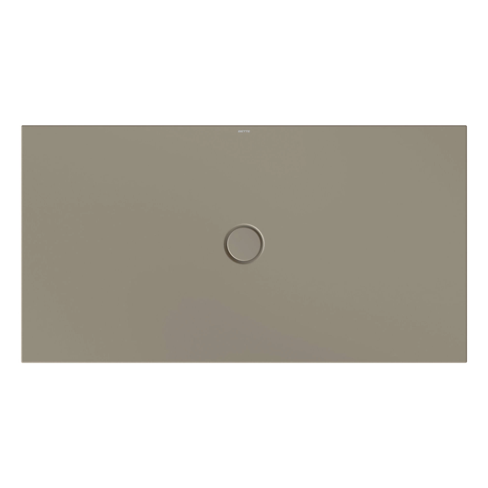 Receptaculo Bette Floor 150X80 Grafito Con Soporte T1