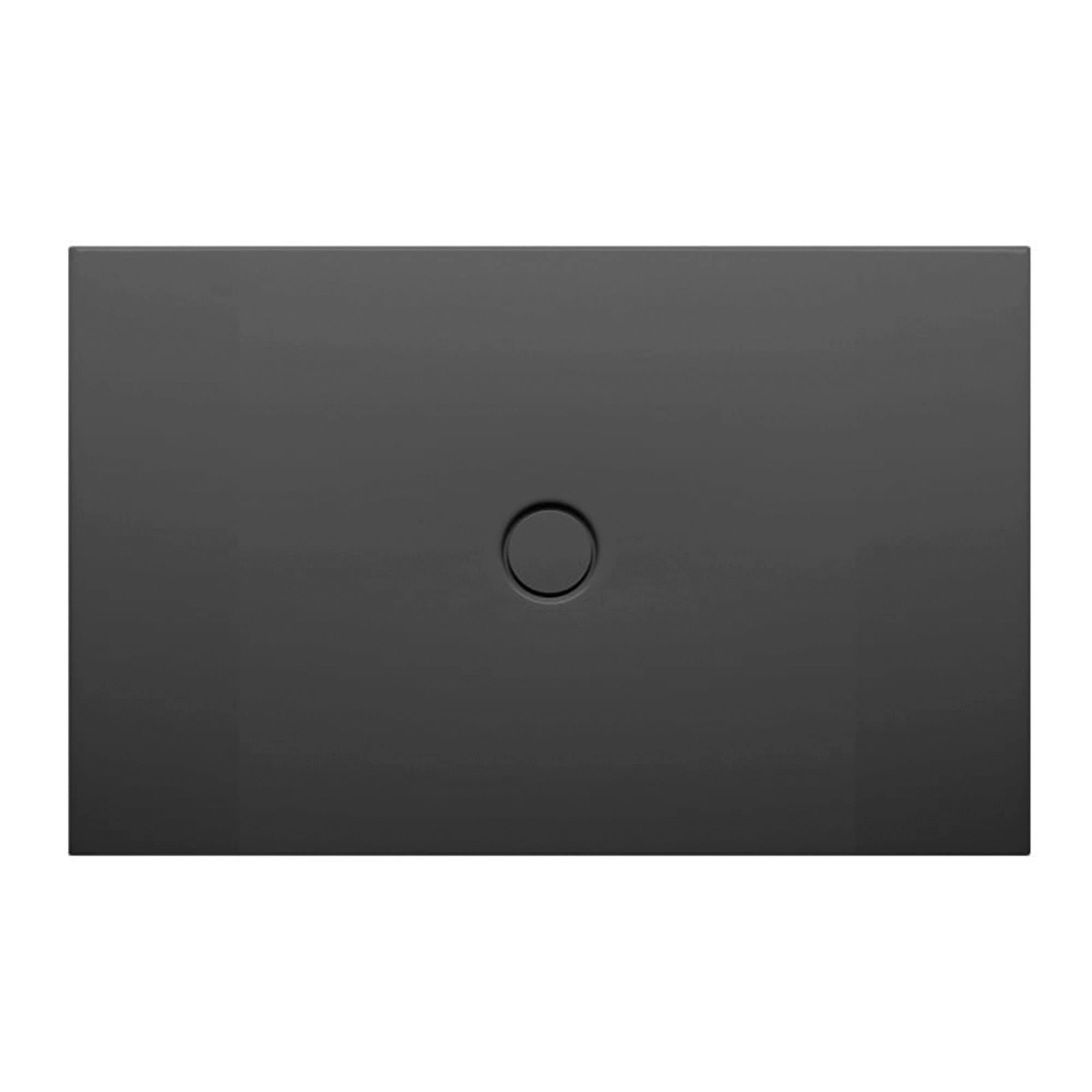 Receptáculo Vitrificado con Soporte BetteFloor Negro Mate 1400x800x35mm