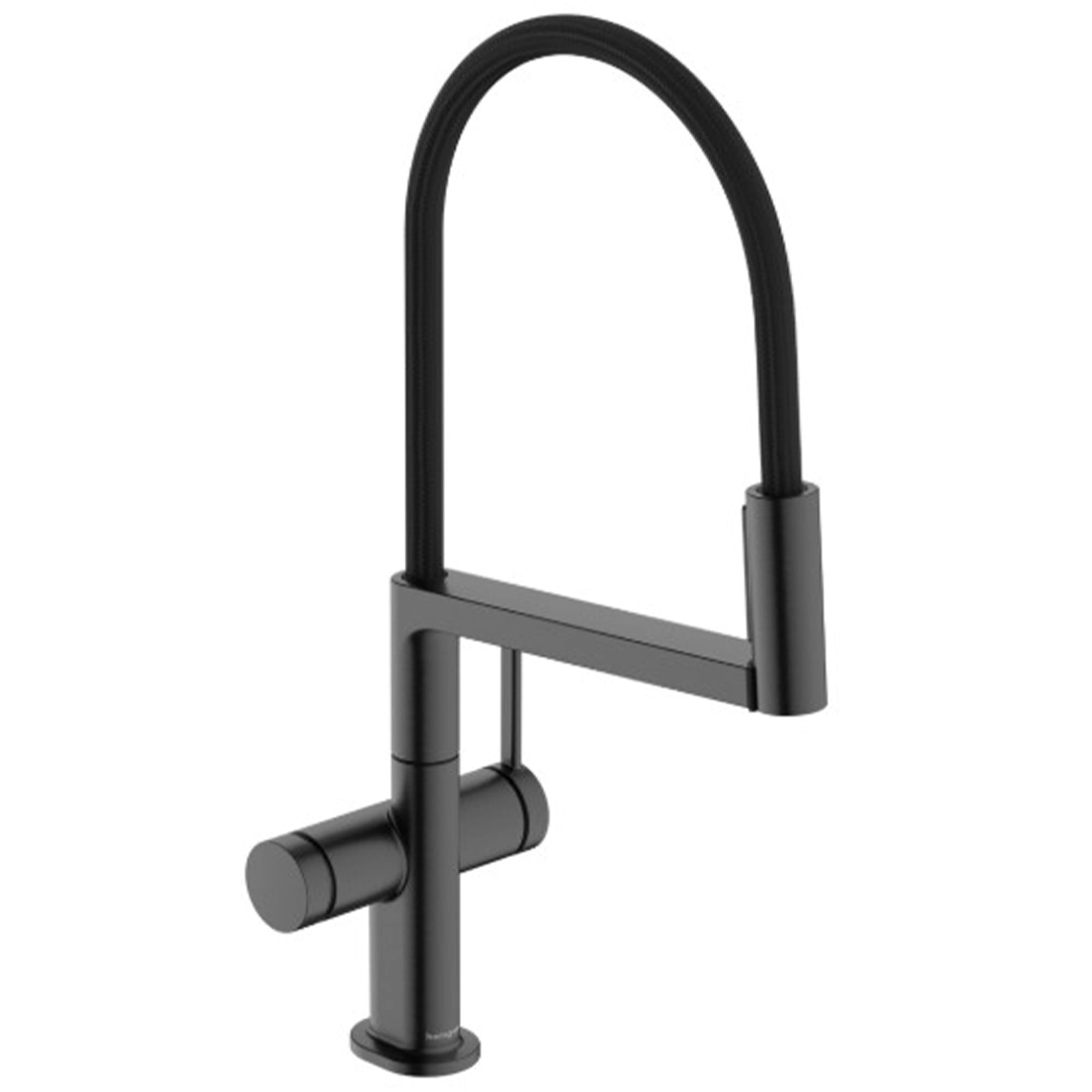 Grifería Cocina Talis Extraíble Caño Flexible Select M54 72861340 Stainless Brushed Black Chrome