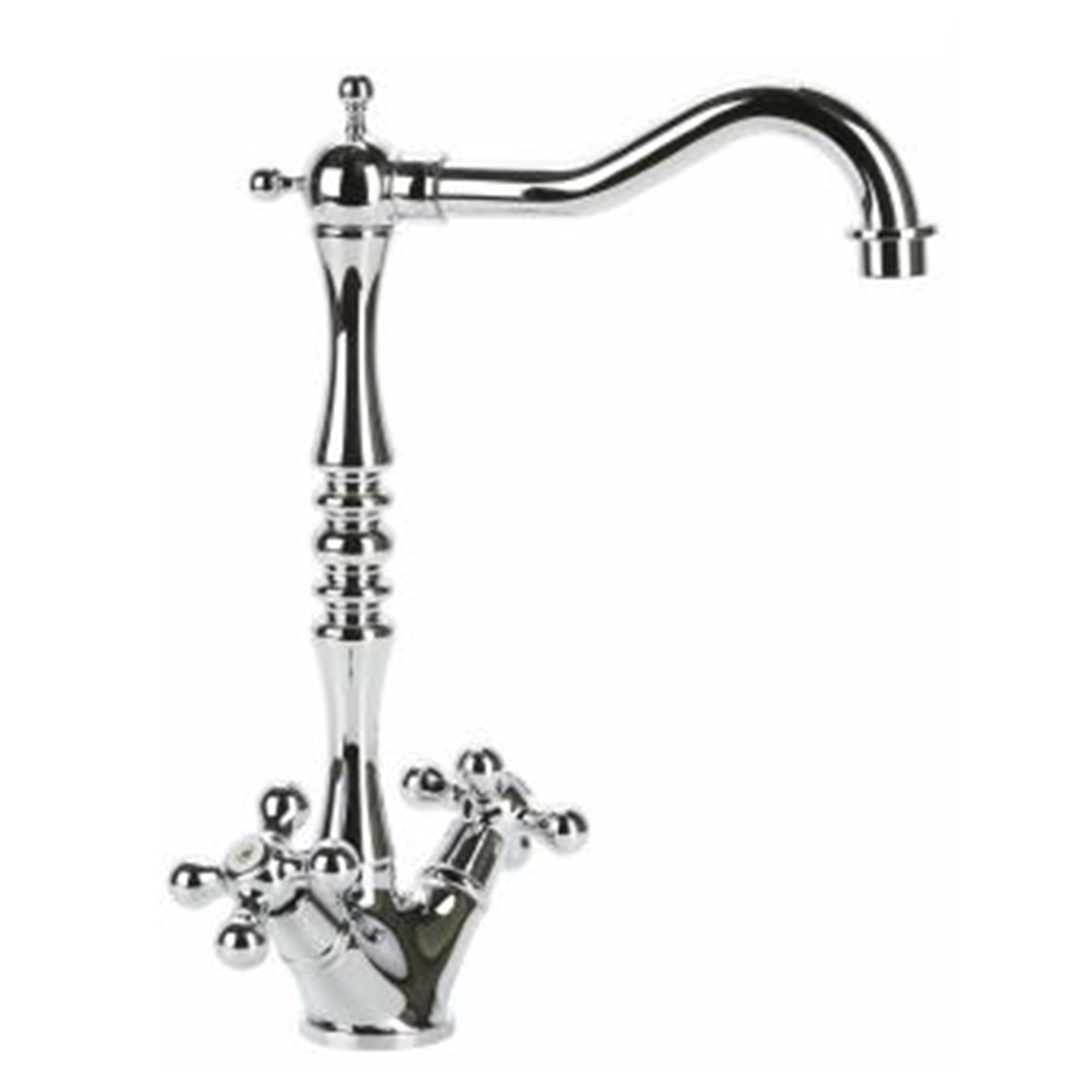 Grifería Cocina New Regent Bimando 1 Jet Cromada