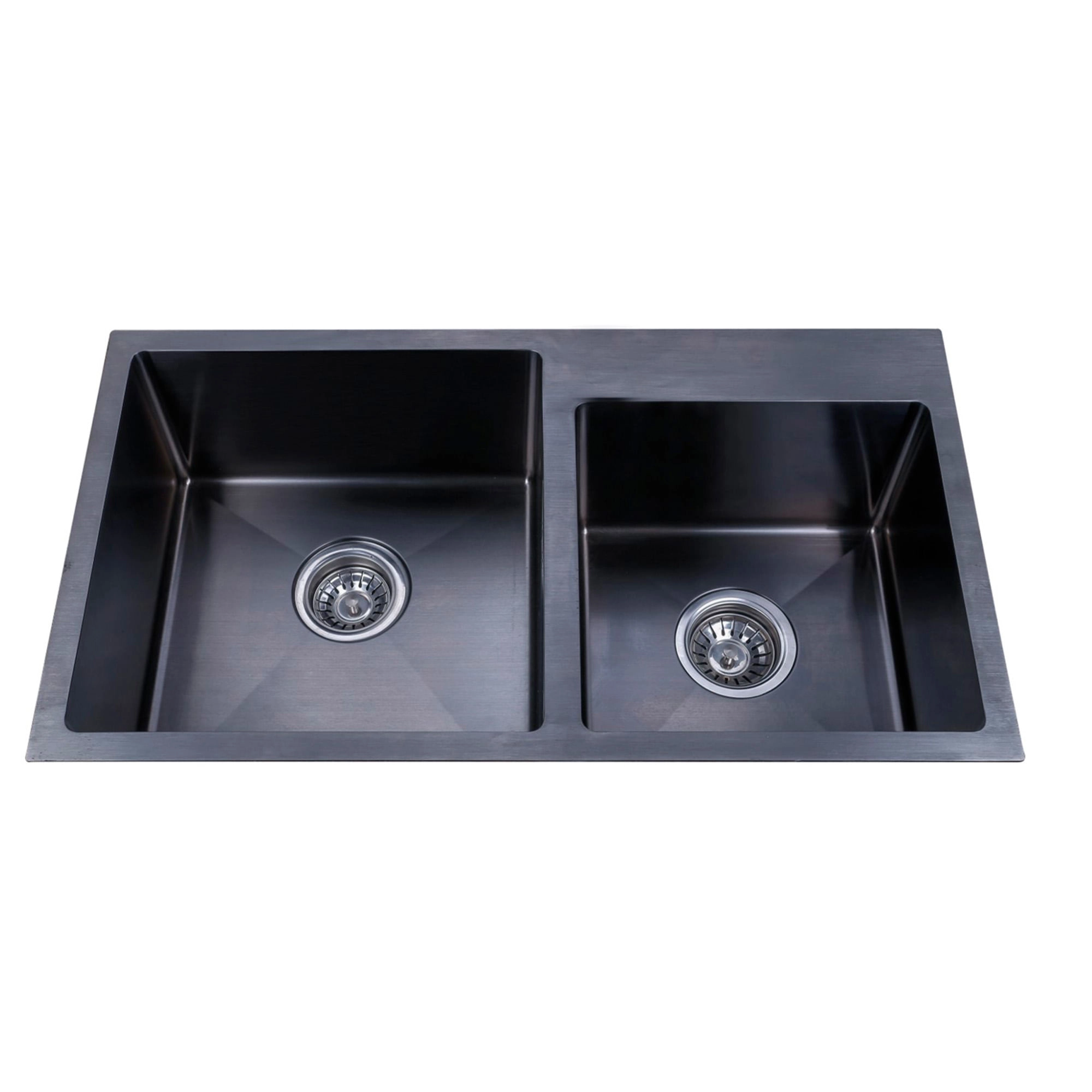 Lavaplatos Manhattan 2 Cubetas Negro 480x780x225 mm