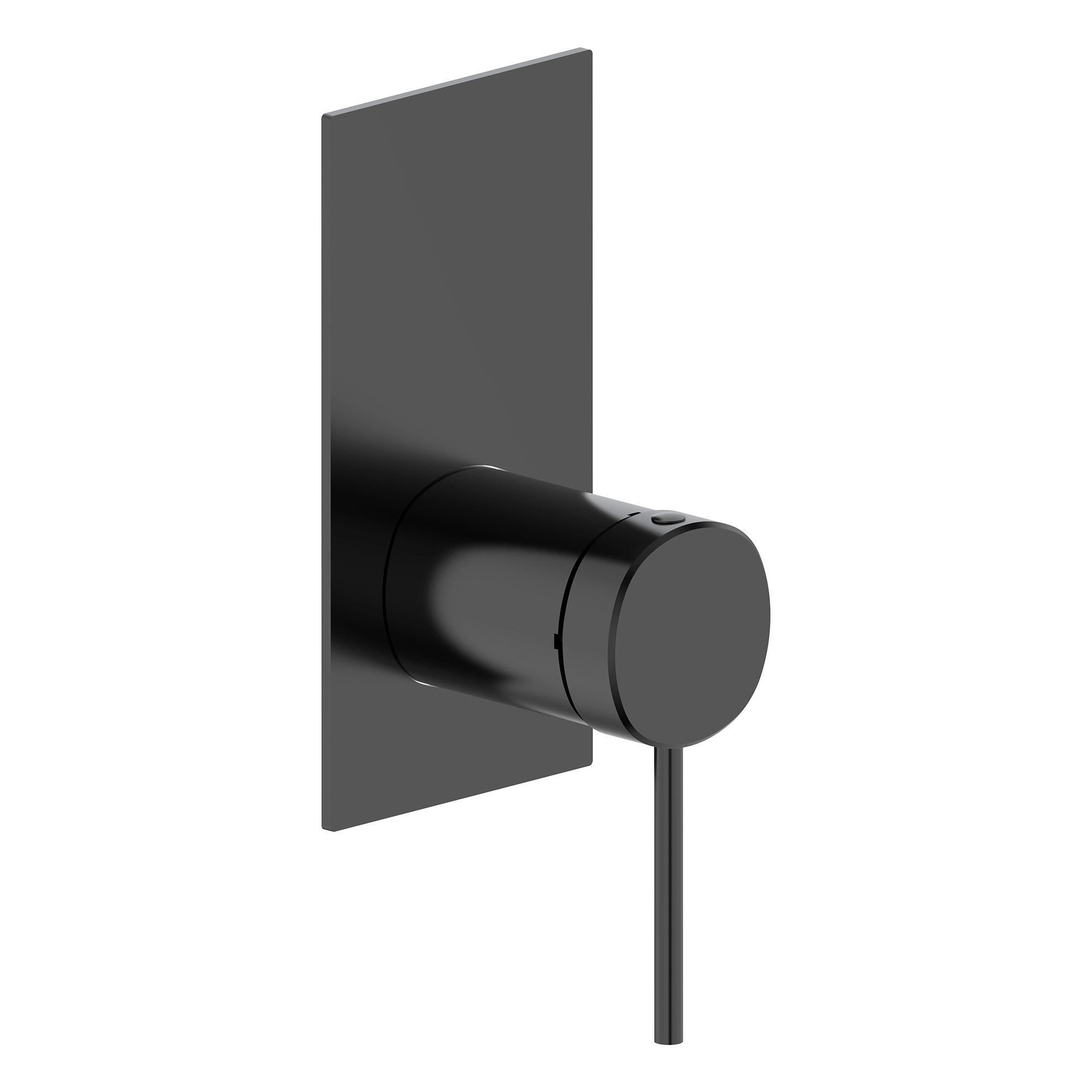 Mezclador Ducha Trend Empotrado 1 Vía Negro Mate
