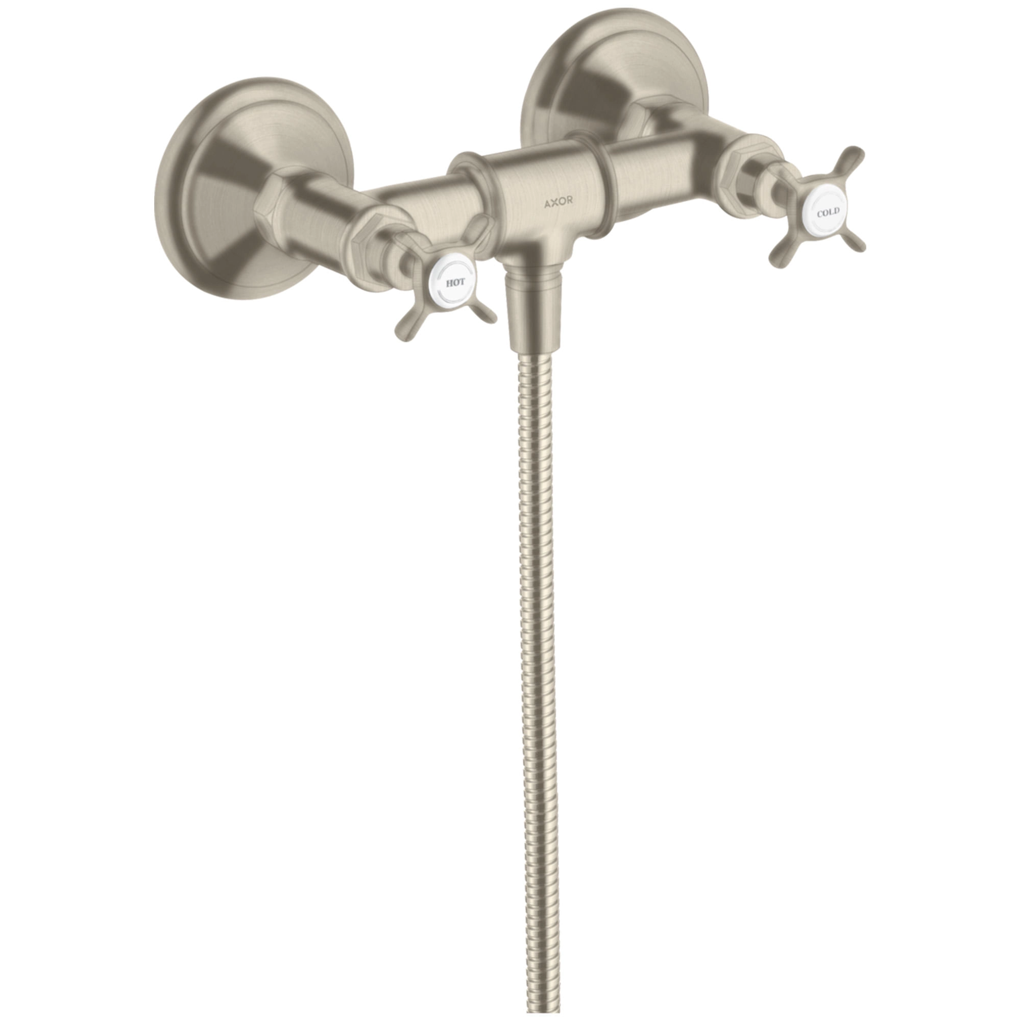 Grifería Ducha Montreux Expuesta Bimando 16560820 Brushed Nickel