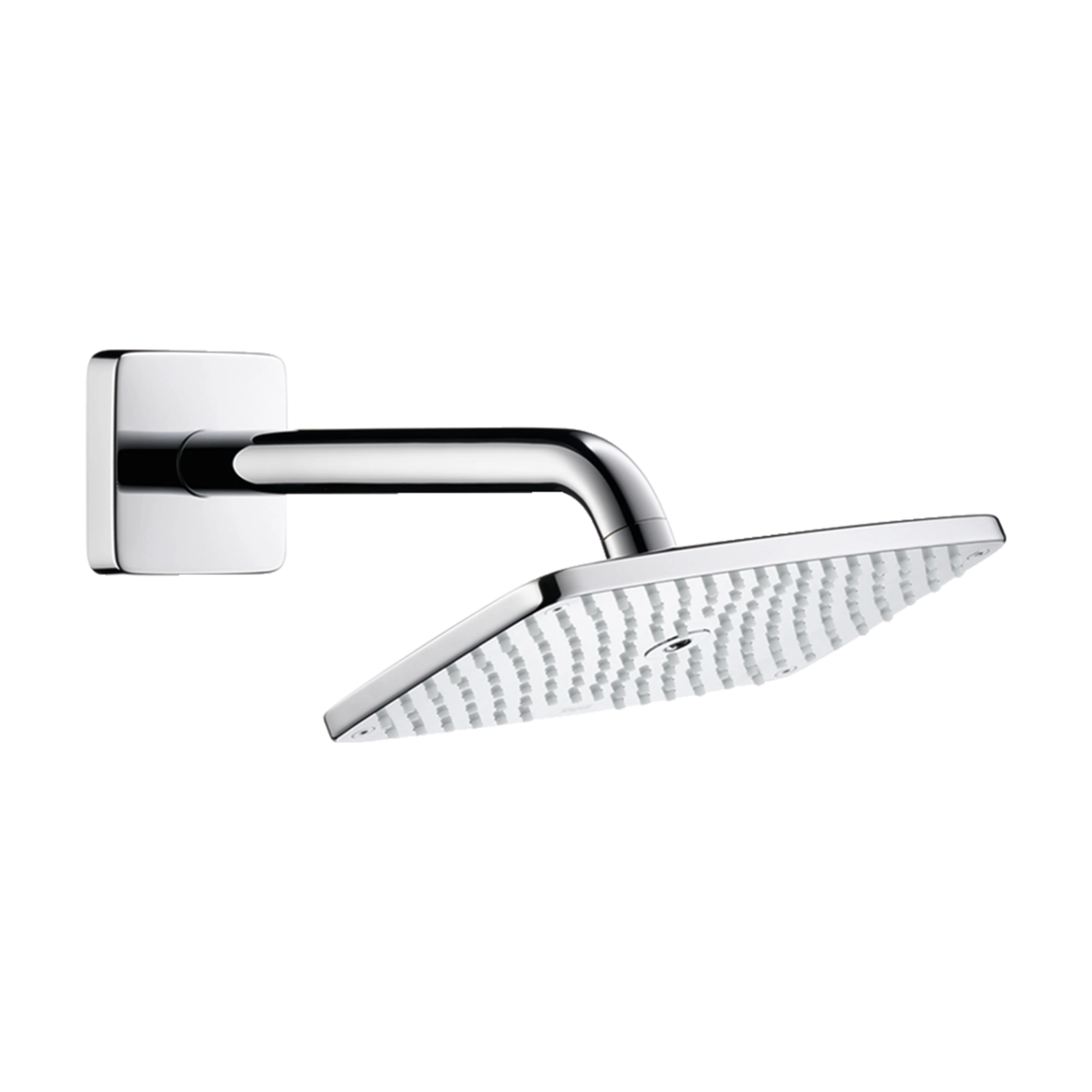 Plato Ducha Raindance E Cuadrado 24 cm 1 Jet C/Brazo 27370000 Cromo