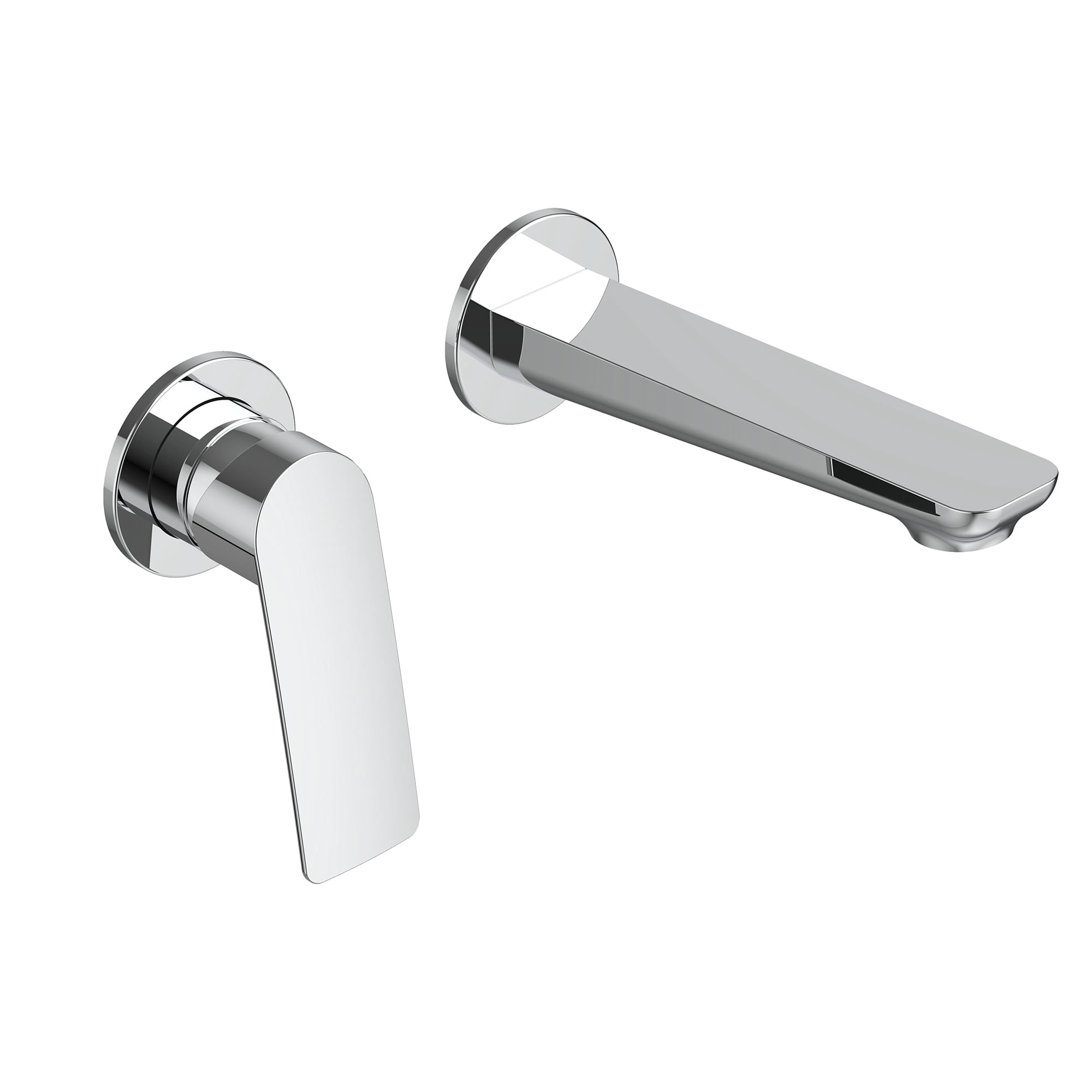Grifería Lavamanos Soft Muro 17 cm S/Desagüe Cromo