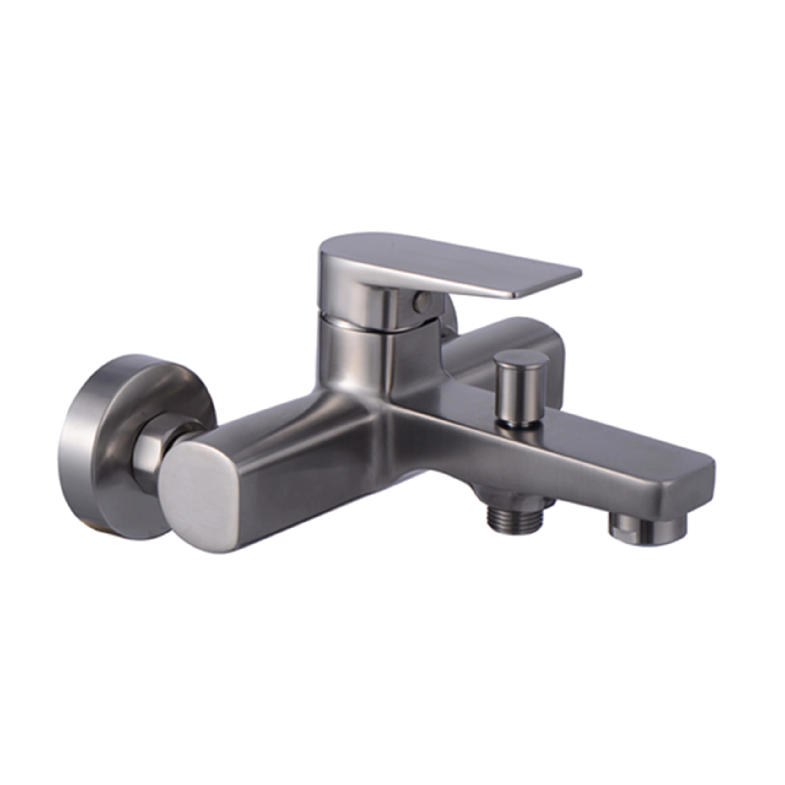 Grifería Ducha Tina Luxor Expuesta Brushed Nickel
