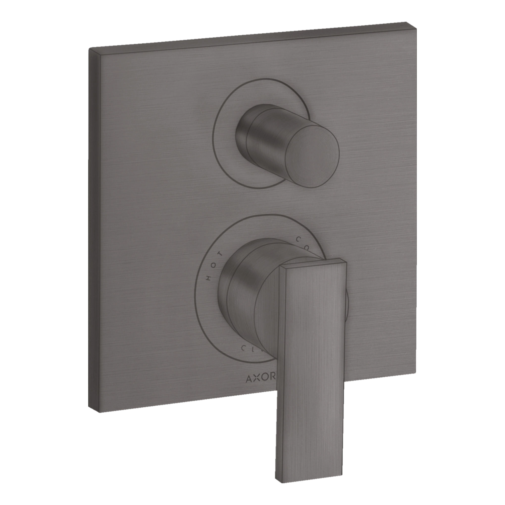 Embellecedor tina Citterio empotrado 2 vias brushed black
