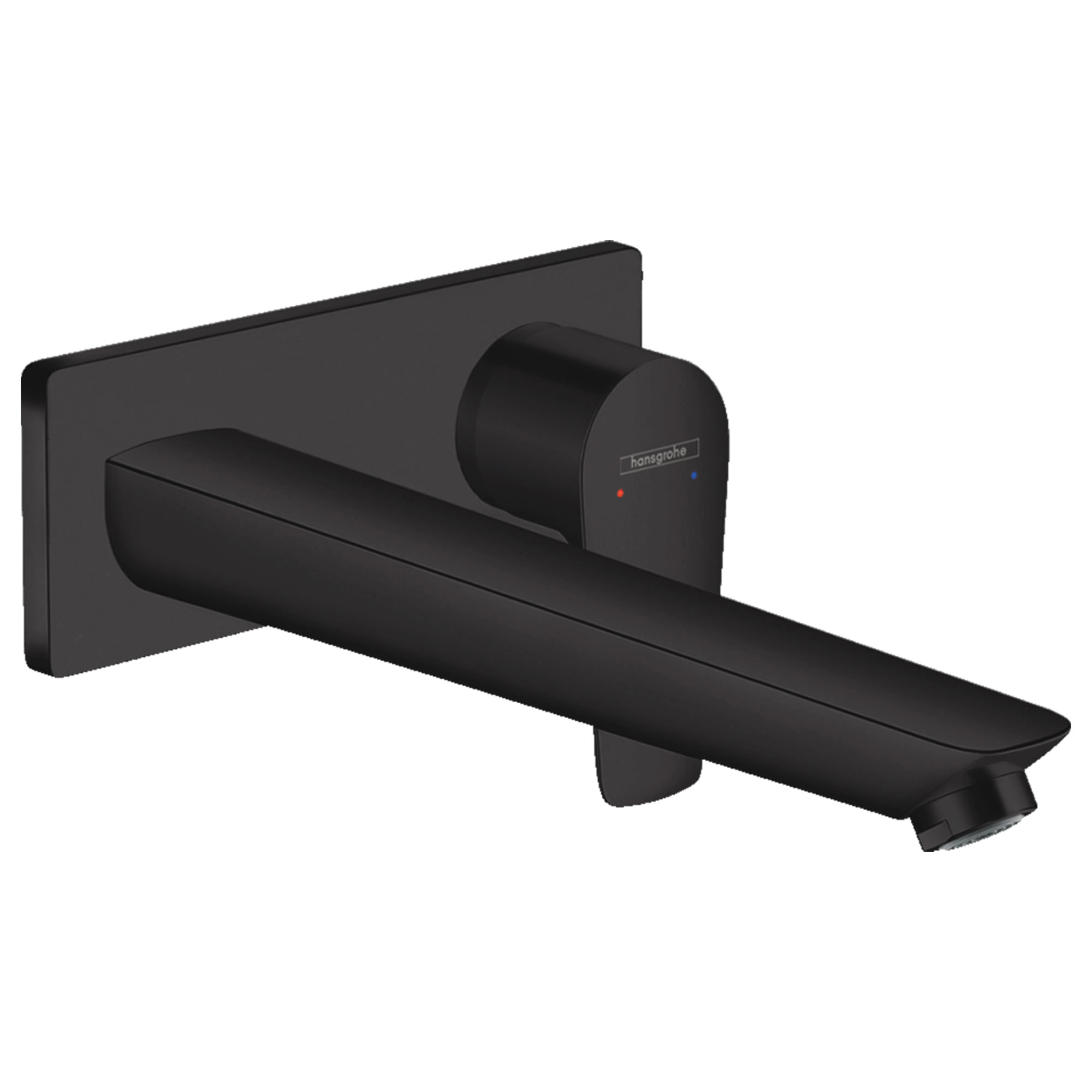 Grifería Lavamanos Talis E Muro 23 cm C/Desagüe 71734670 Negro Mate