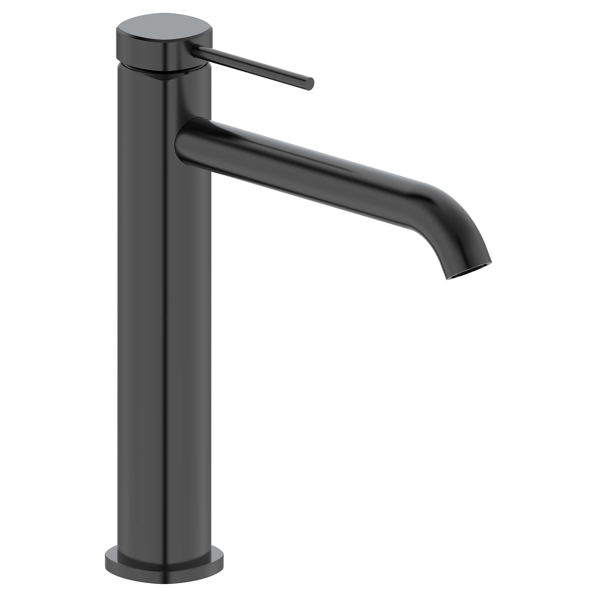 Grifería Lavamanos Trend Alta Coldstart 16 cm Negro Mate