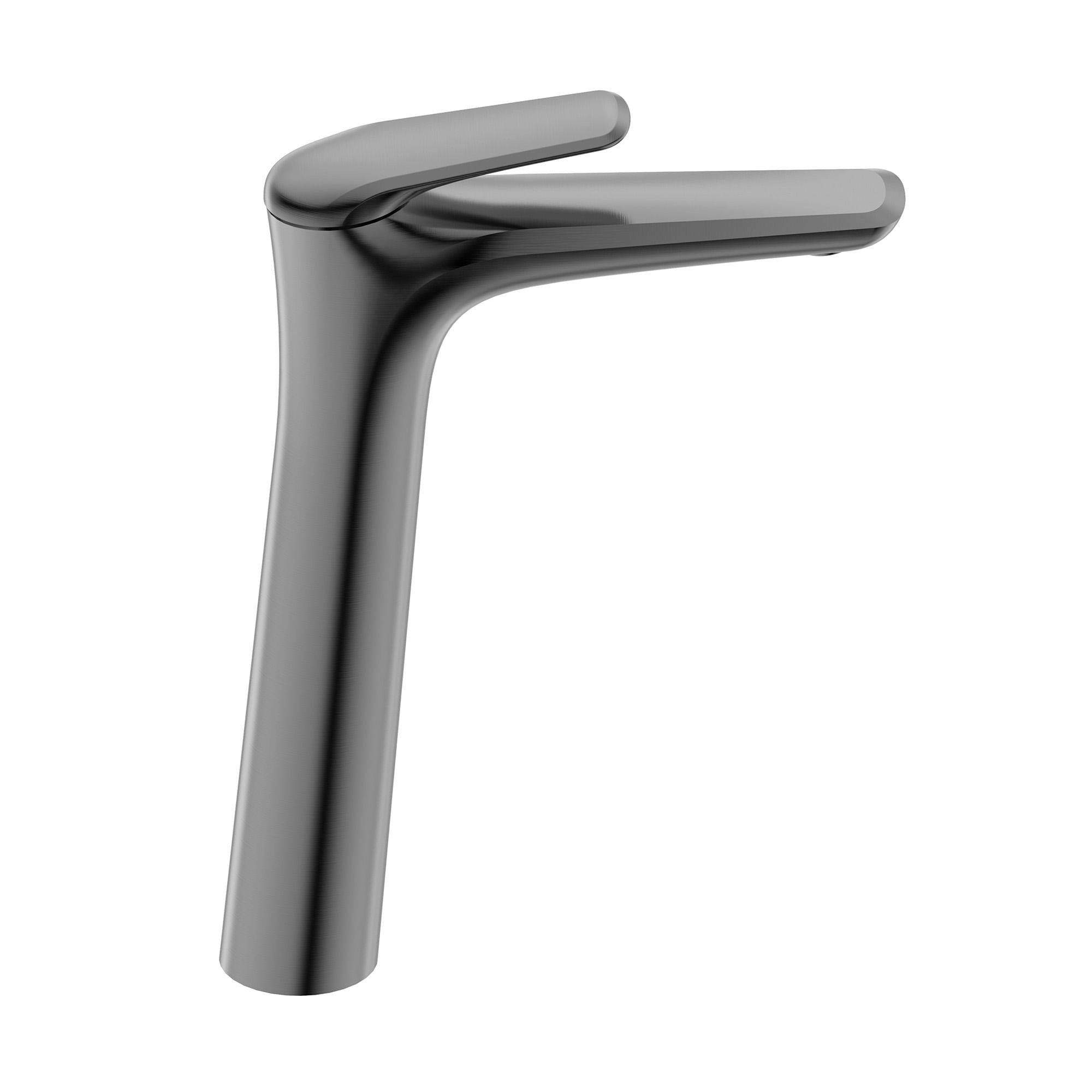 Grifería Lavamanos Prestige Alta 24 cm Gun Metal sin Desagüe