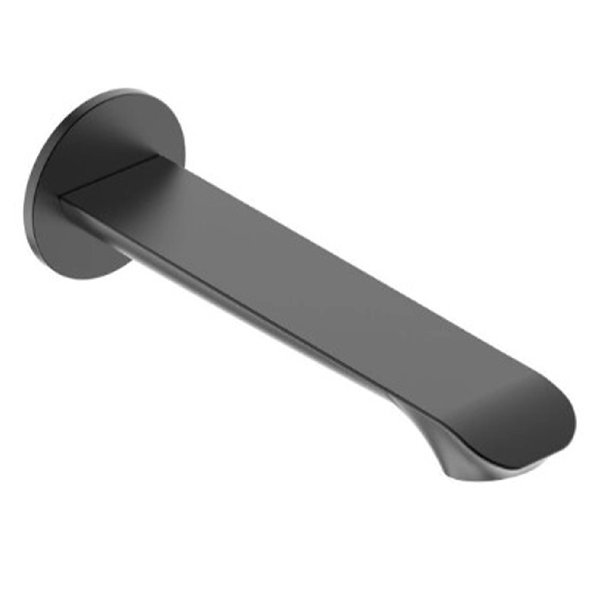 Caño Tina Urban 18 cm Negro Mate