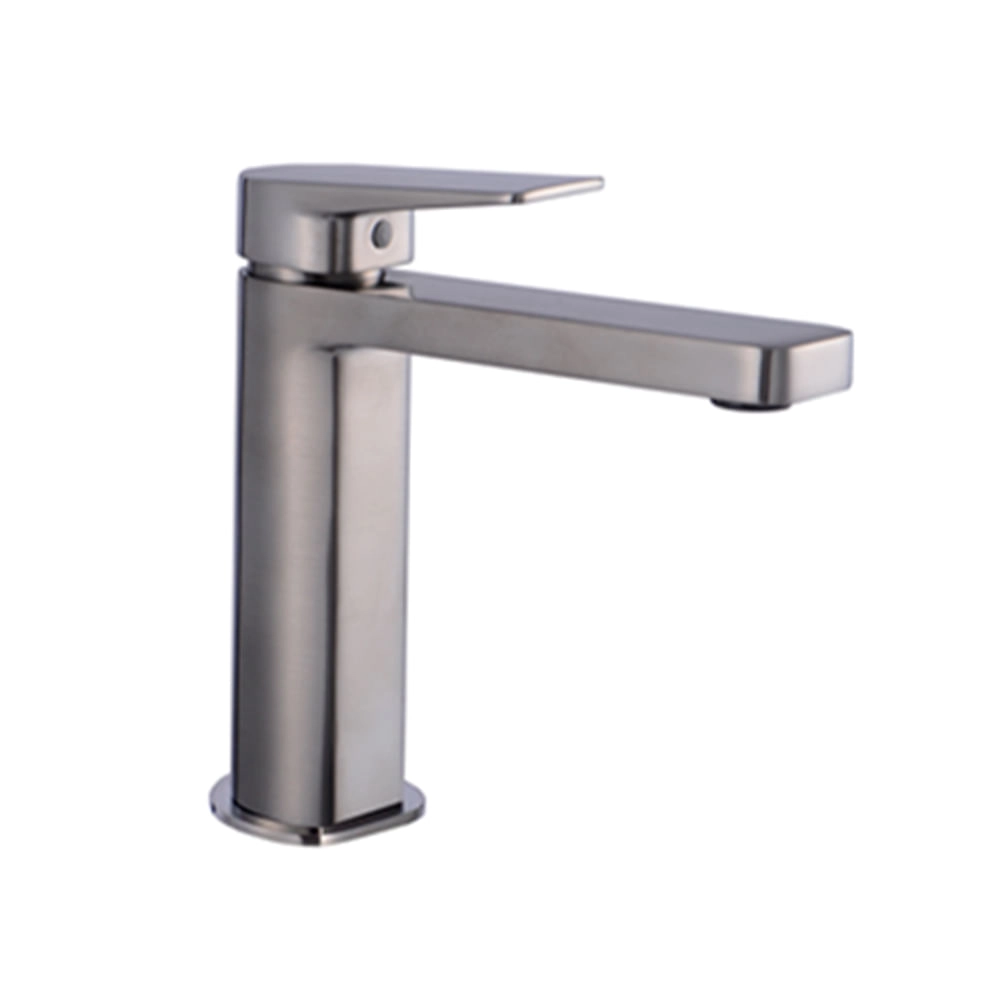 Grifería Lavamanos Luxor Baja Coldstart 11 cm Brushed Nickel