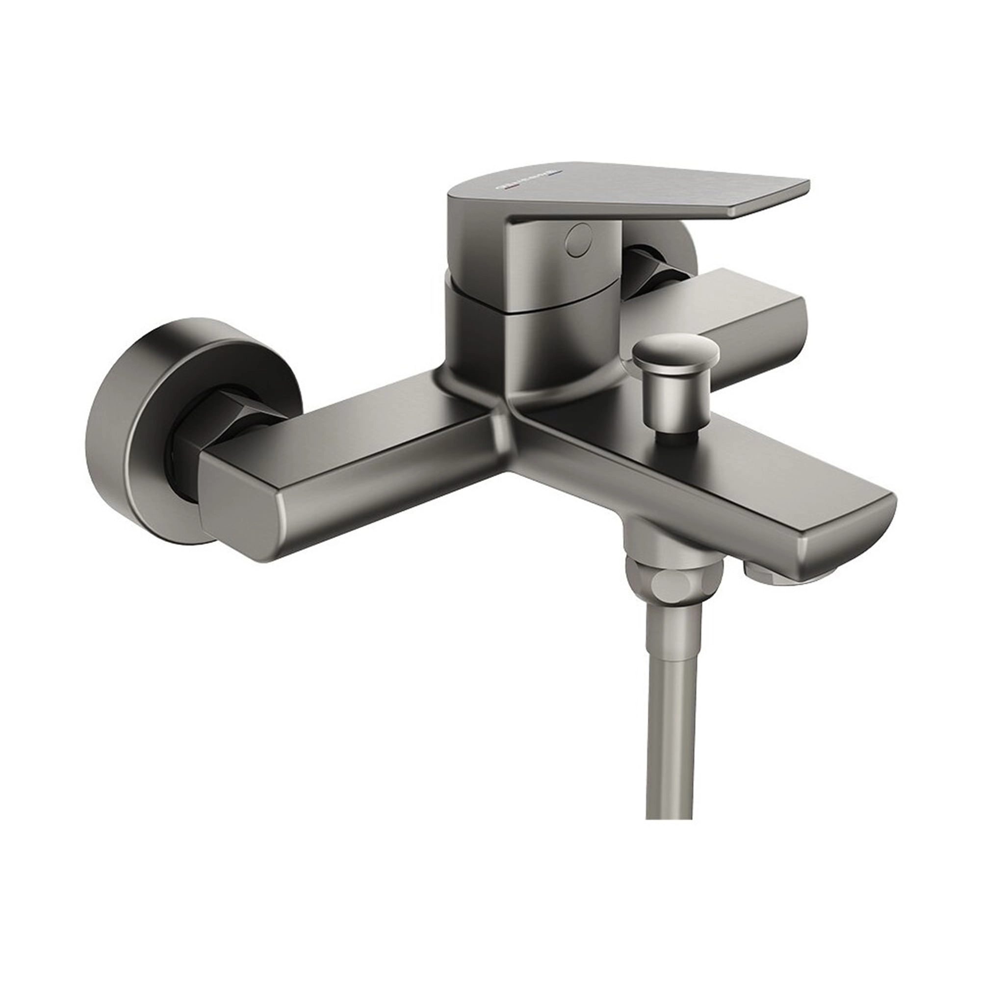 Grifería Ducha Tina Expuesta Kloe Con Set De Ducha Fono Gun Grey