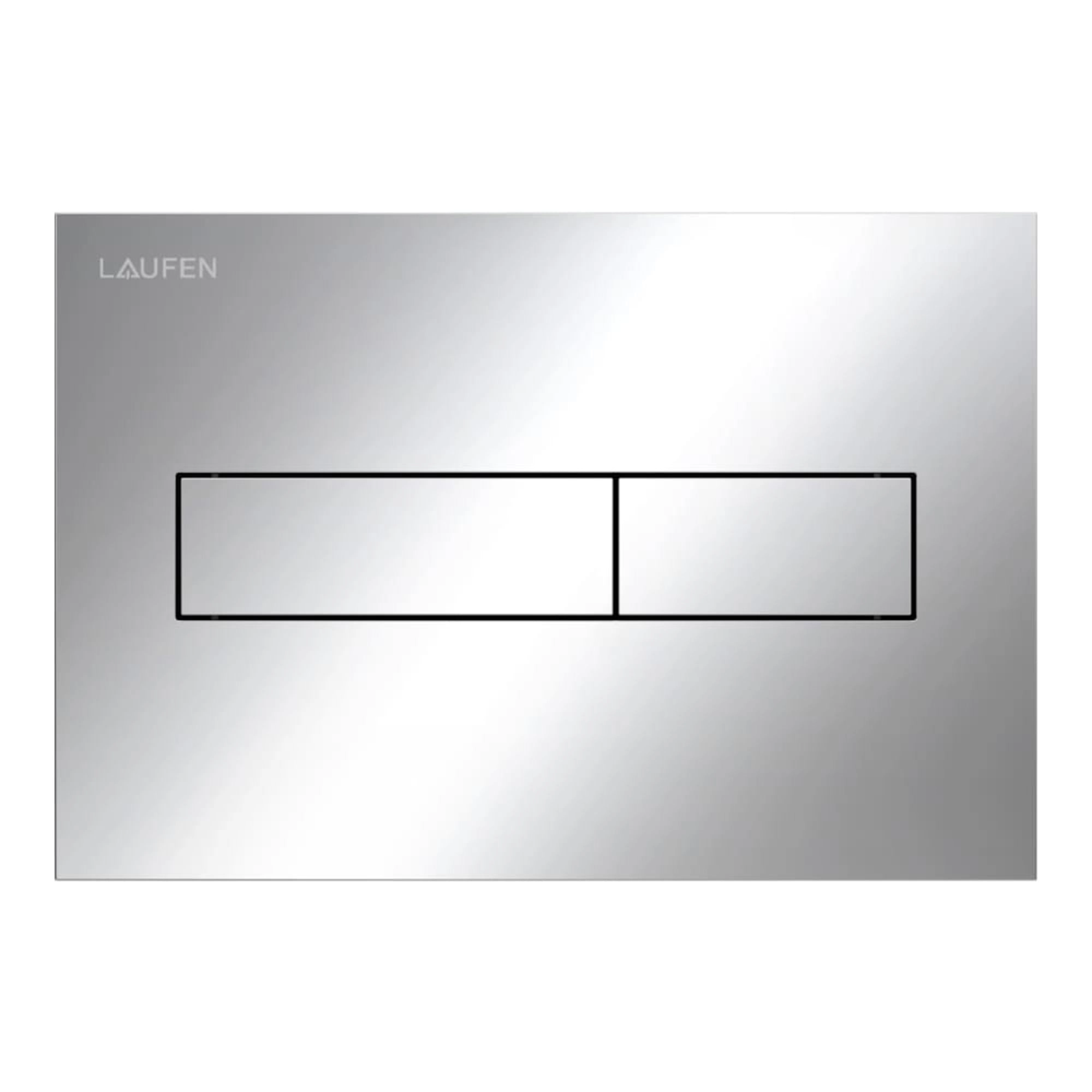Placa de Accionamiento Doble INEO Para Cisterna Empotrada Laufen Cromo