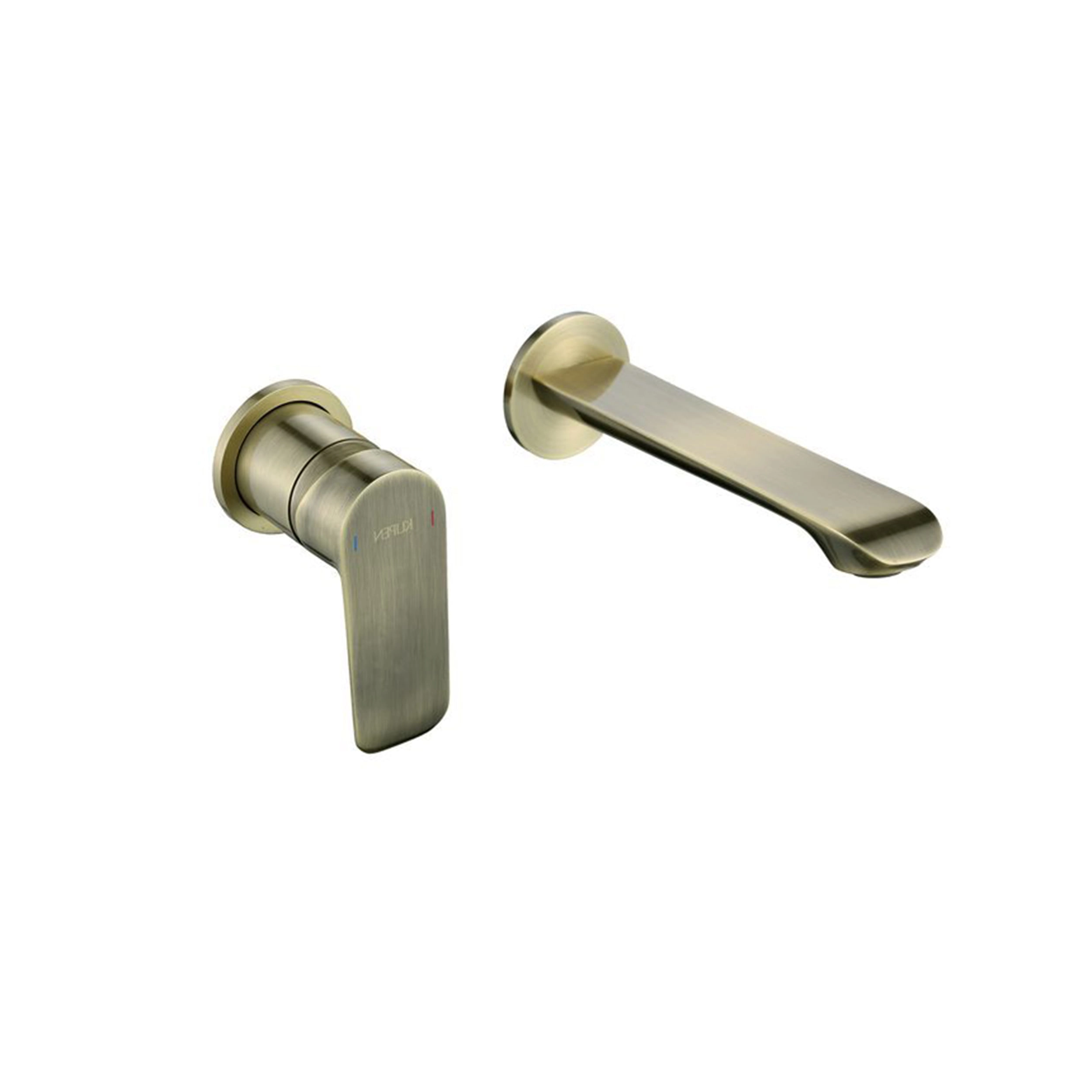 Grifería Lavamanos Urban Baja Muro 16 cm Antique Bronze