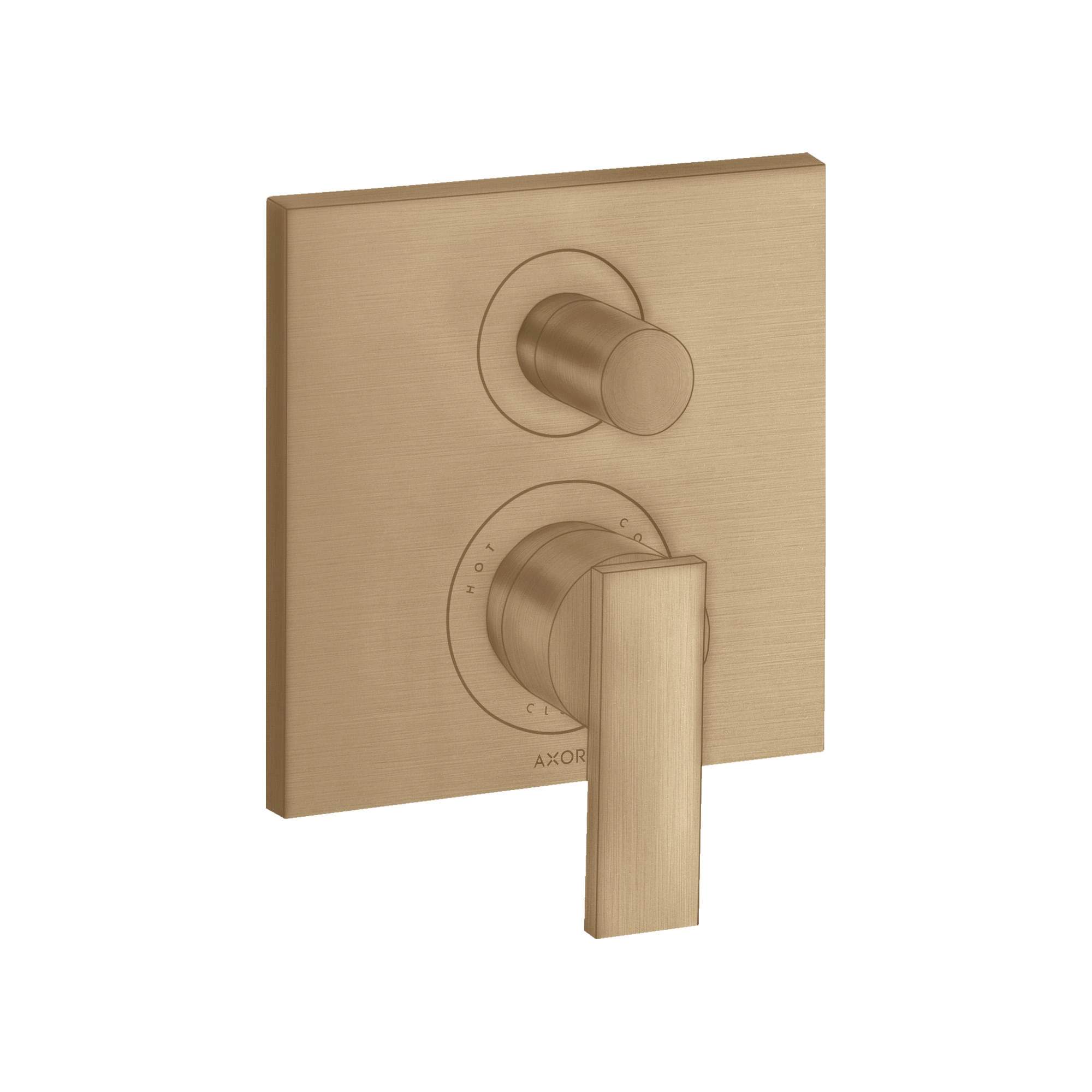 Embellecedor de Monomando Tina Citterio Ibox Bronce Cepillado