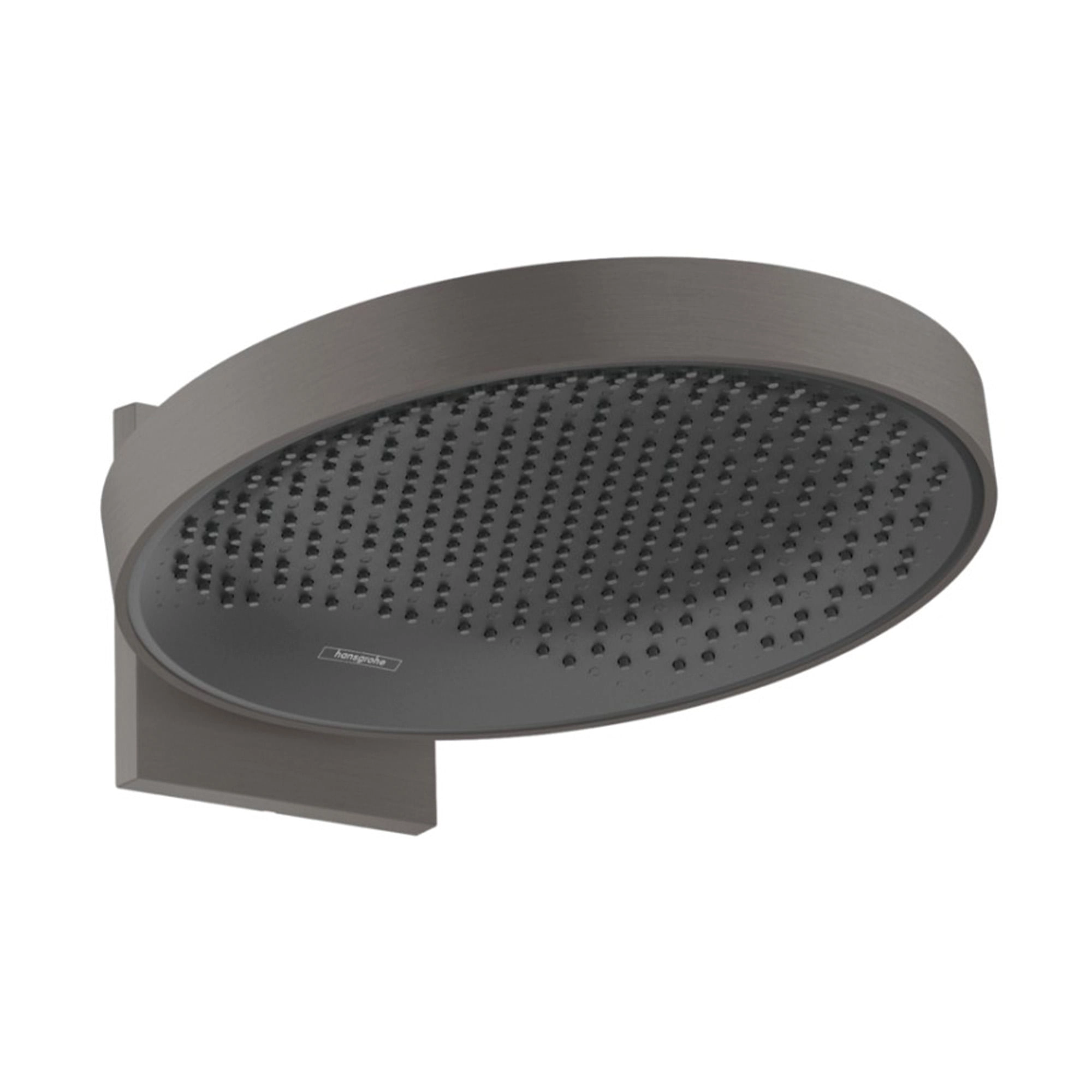 Plato Ducha Rainfinity Redondo 36 Cm 1 Jet con Soporte 26230340 Brushed Black
