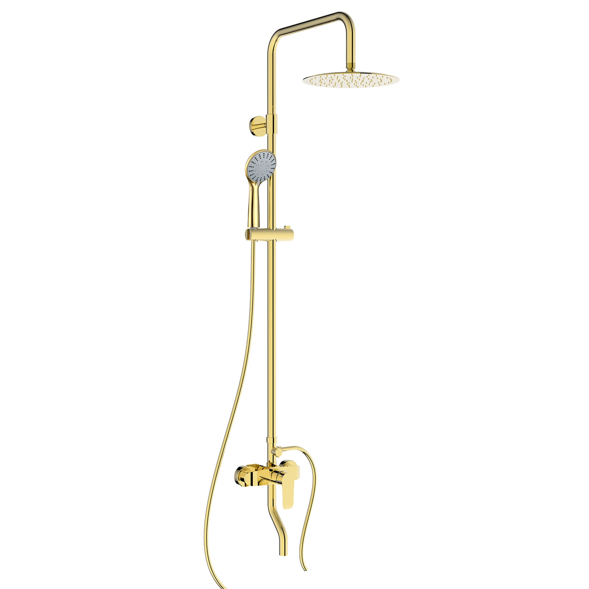 Columna Tina Urban con Set Soporte Dorada