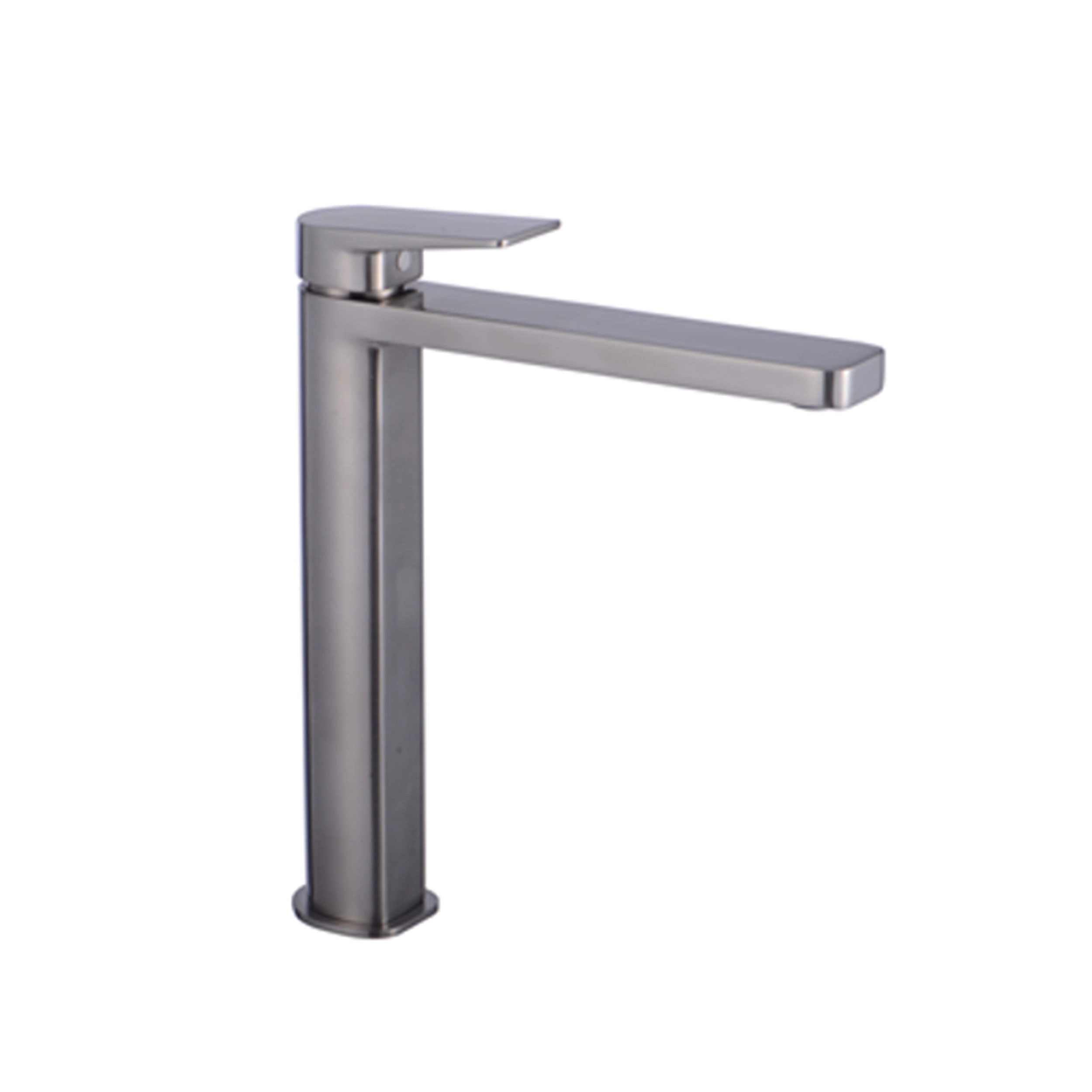 Grifería Lavamanos Luxor Alta 20 cm Coldstart Brushed Nickel