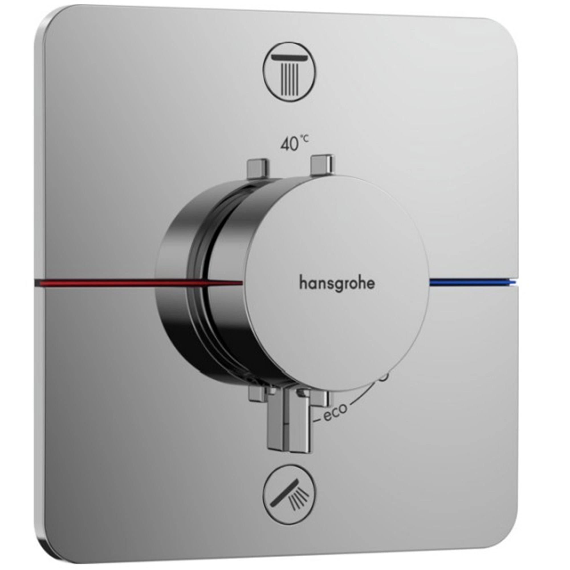 Termostato ShowerSelect Q 2 Vías 15583000 Cromo