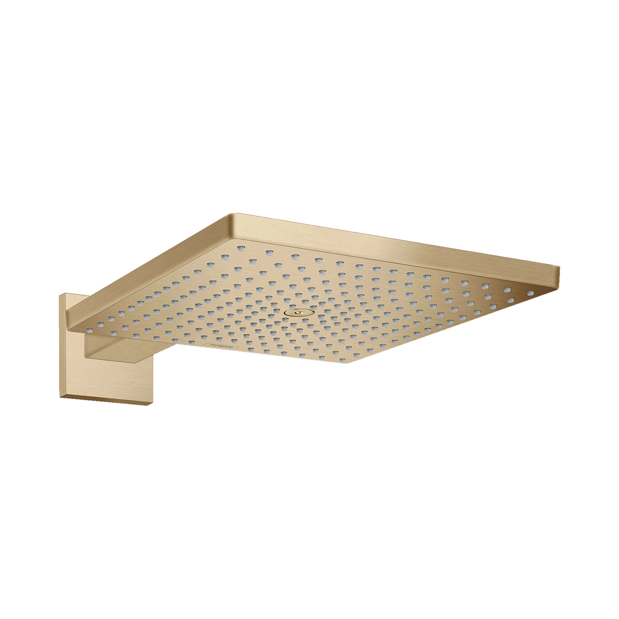 Plato Ducha Raindance E Cuadrado 30 cm 1 Jet C/Brazo 26238140 Brushed Bronze