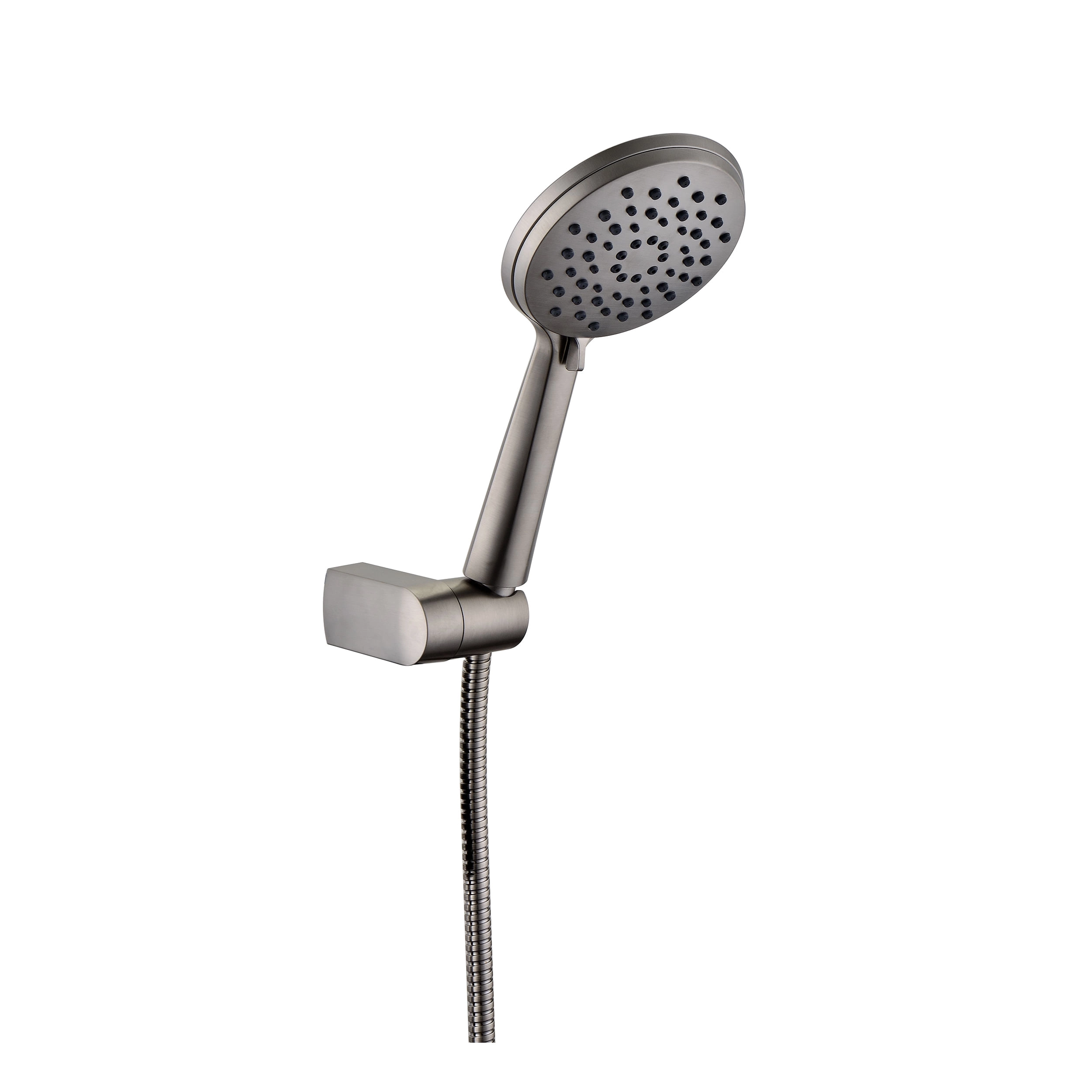 Set Soporte Ducha Luxor C/Ducha Fono, Flexible Brushed Nickel