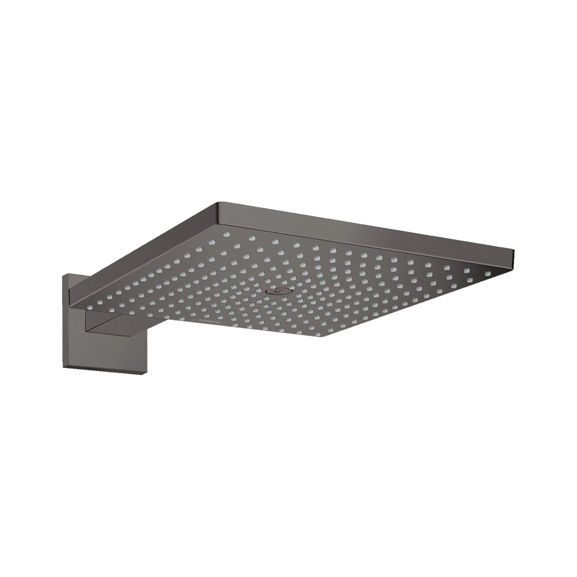 Plato Ducha Raindance E Cuadrado 30 cm 1 Jet C/Brazo 26238340 Brushed Black