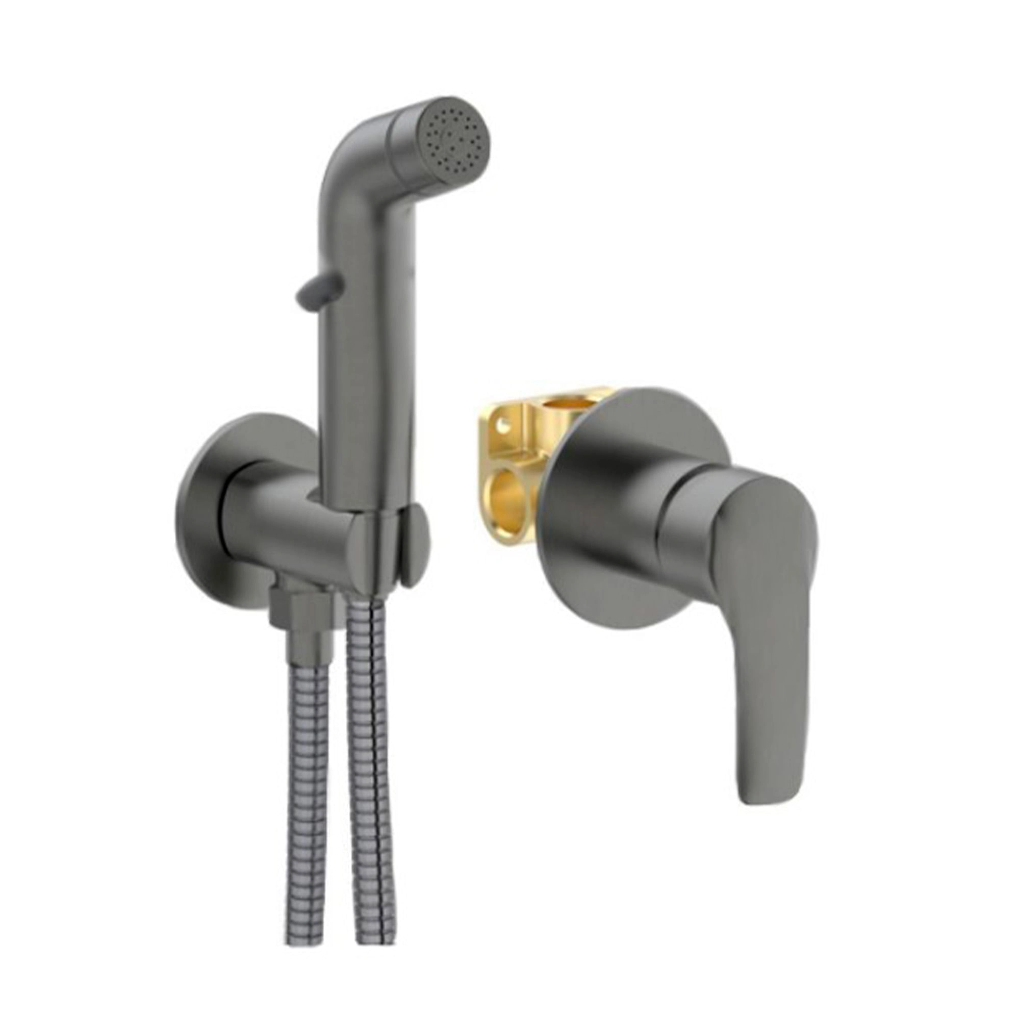 Grifería ducha higiénica Luxor Gun Grey