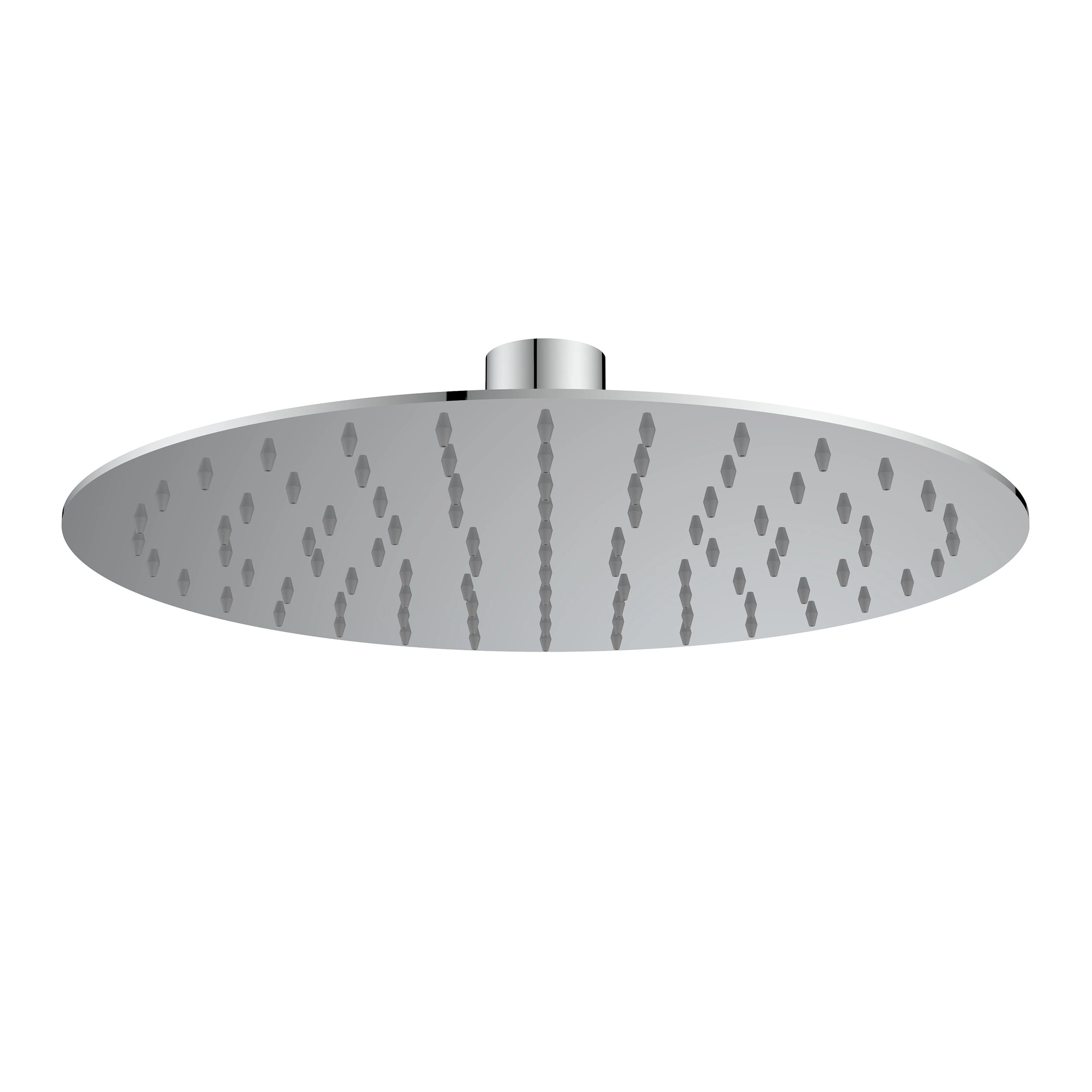 Plato Ducha Luxor Redondo 25 cm 1 Jet S/Brazo Cromado