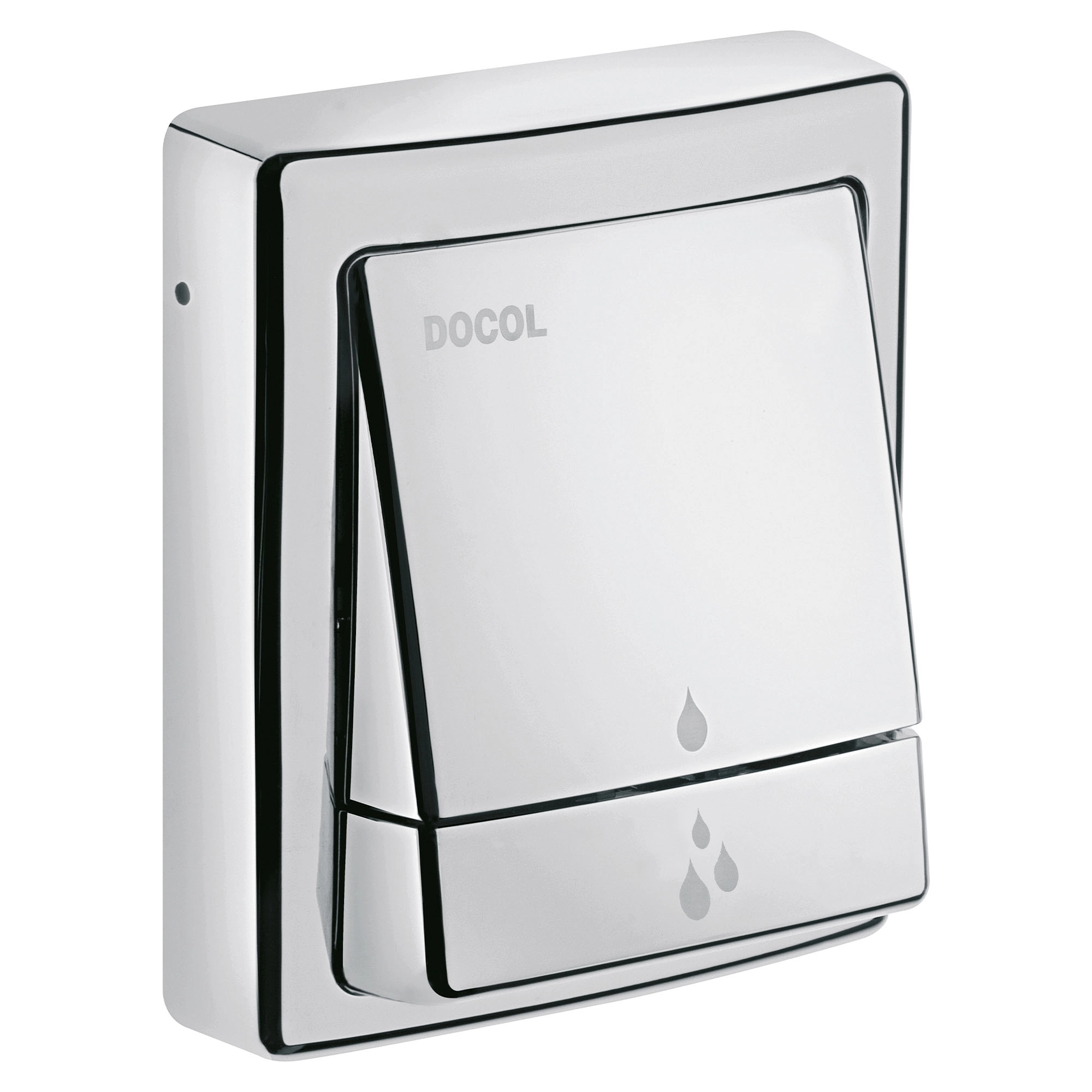 Placa WC Dual con Ahorro de Agua Cromado