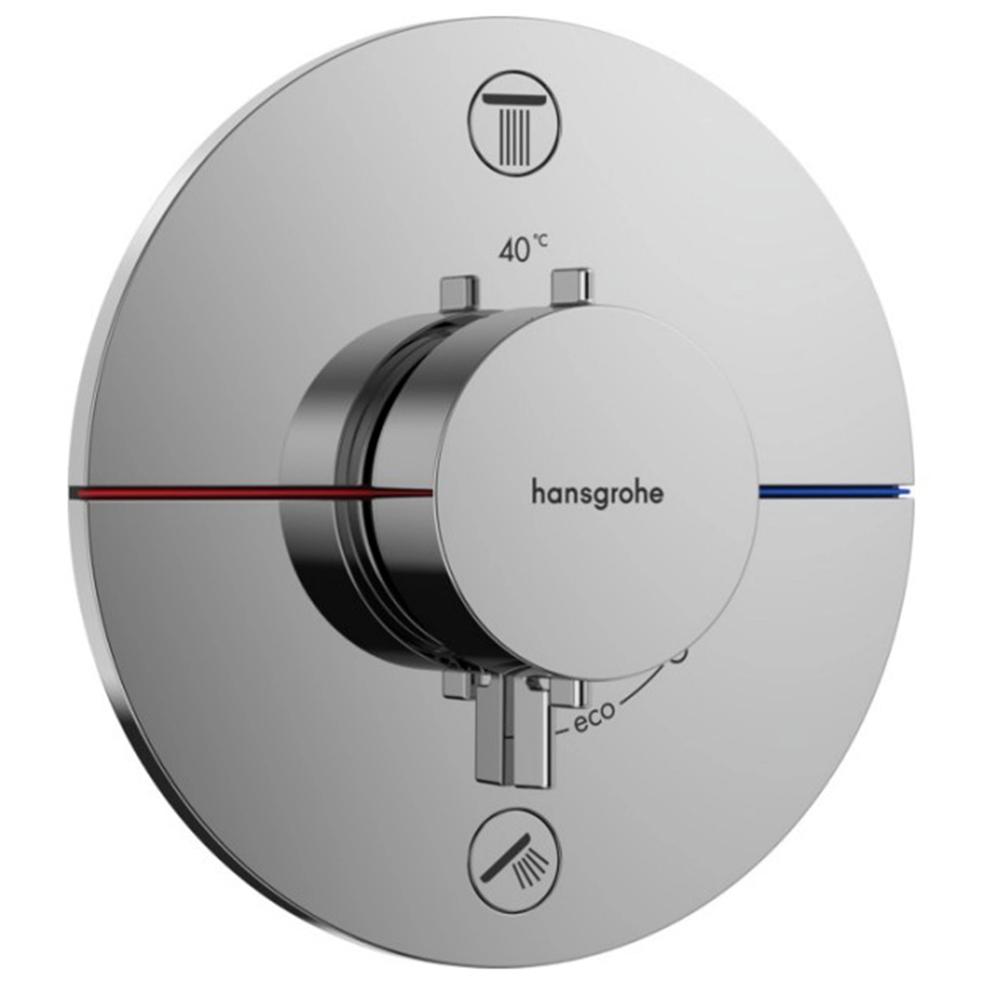 Termostato ShowerSelect S 2 Vías 15554000 Cromo