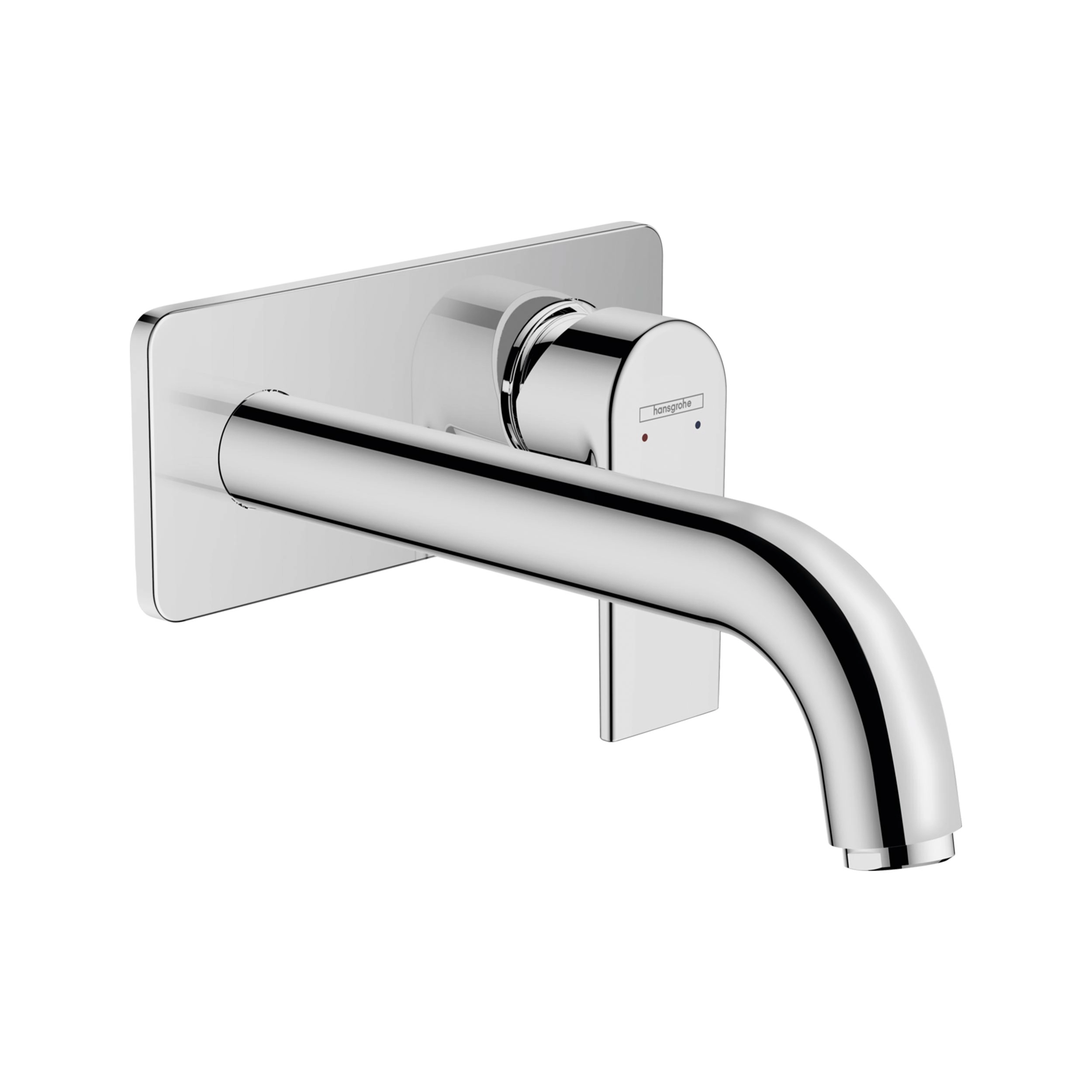 Grifería Lavamanos Vernis Shape Muro 20 cm S/Desagüe 71578000 Cromado