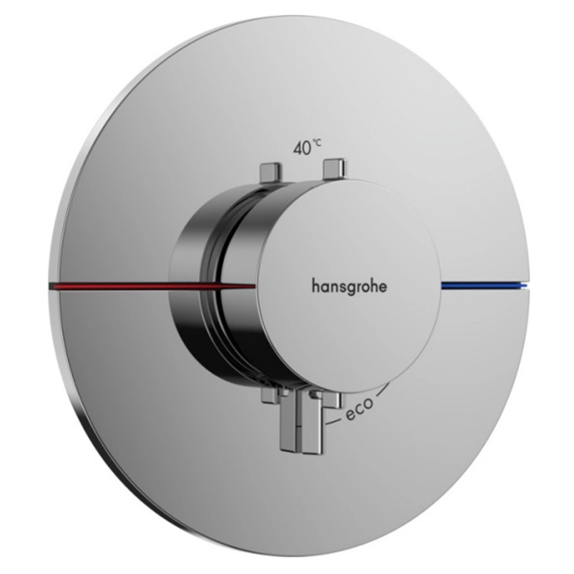Termostato ComfortSelect para Desviador 3 Vías Redondo 15559000 Cromo
