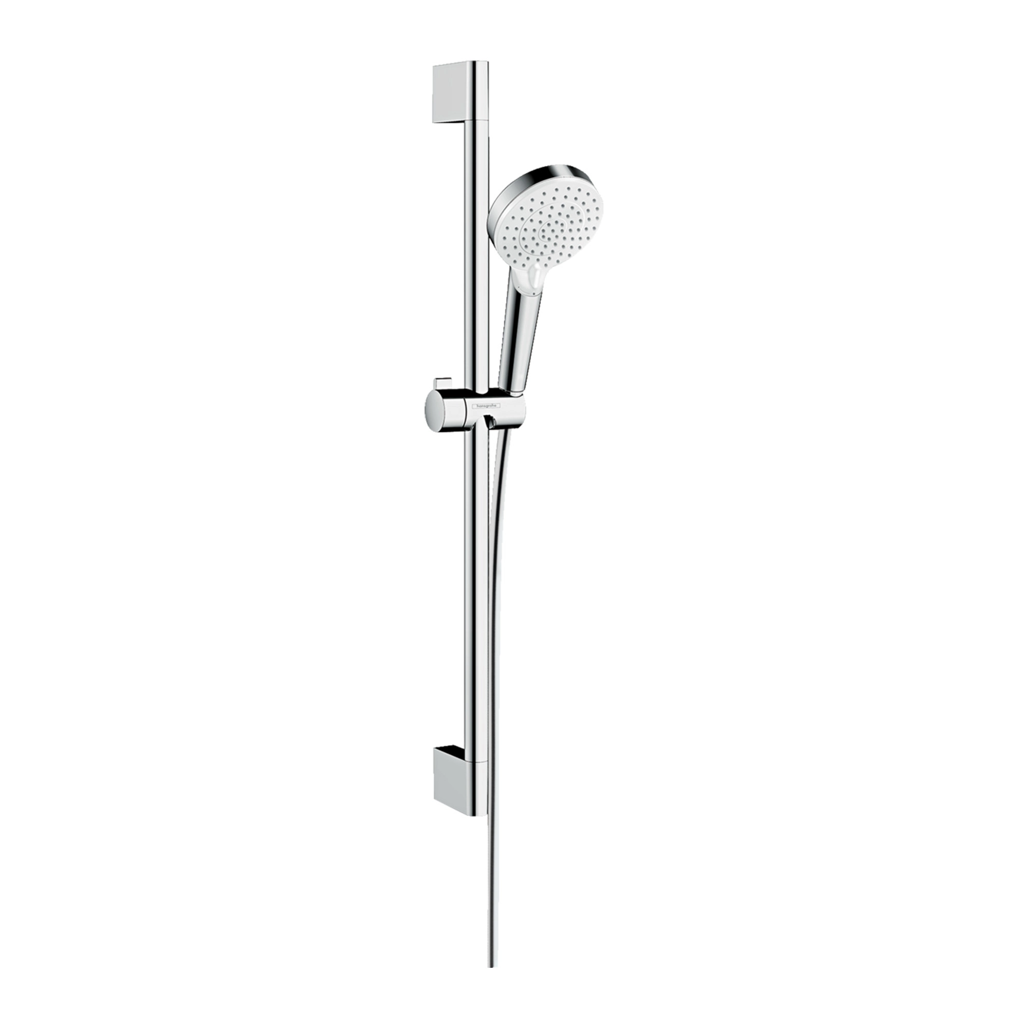 Set Barra Ducha Crometta Green 26555400 Blanco Cromo