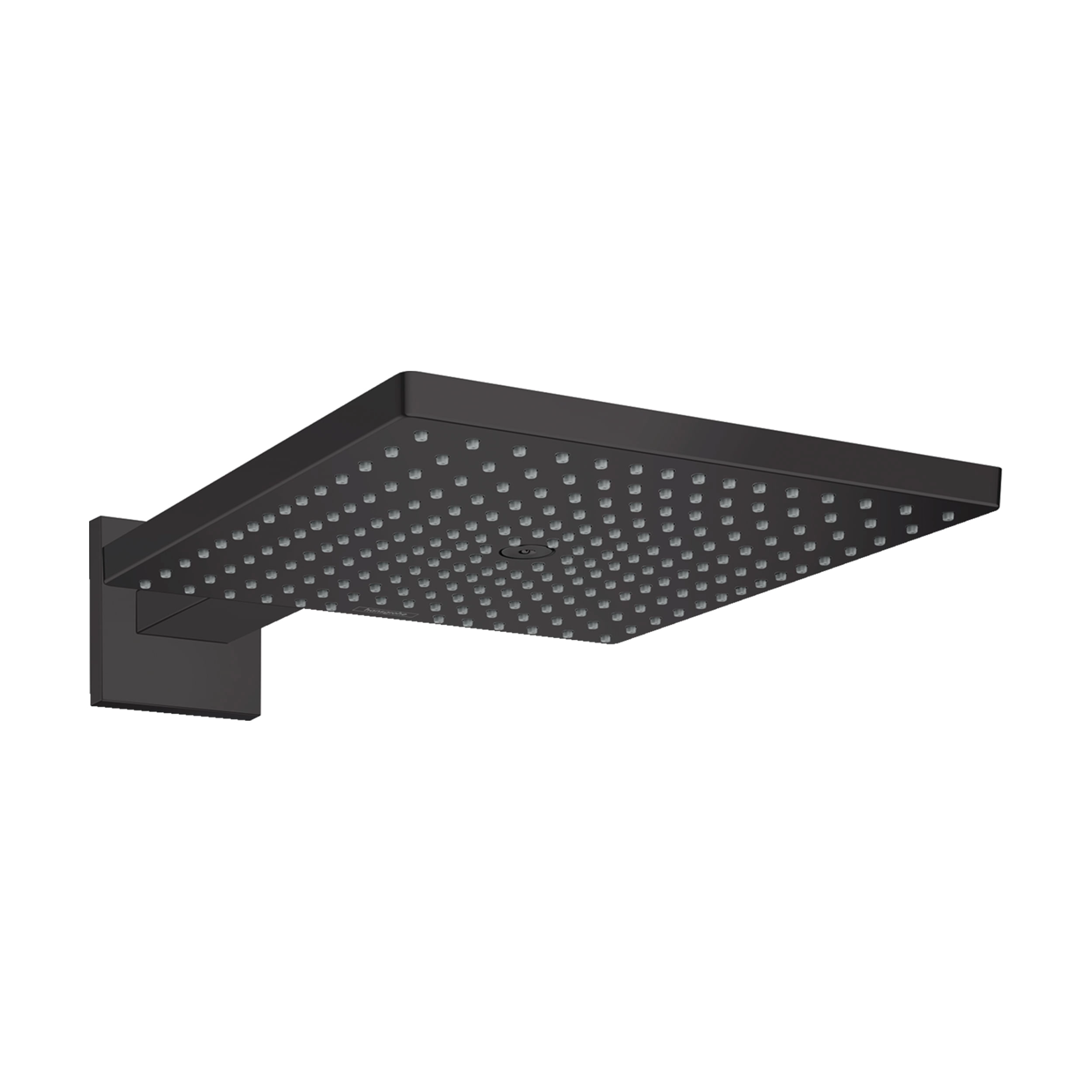 Plato Ducha Raindance E Cuadrado 30 cm 1 Jet C/Brazo 26238670 Negro Mate