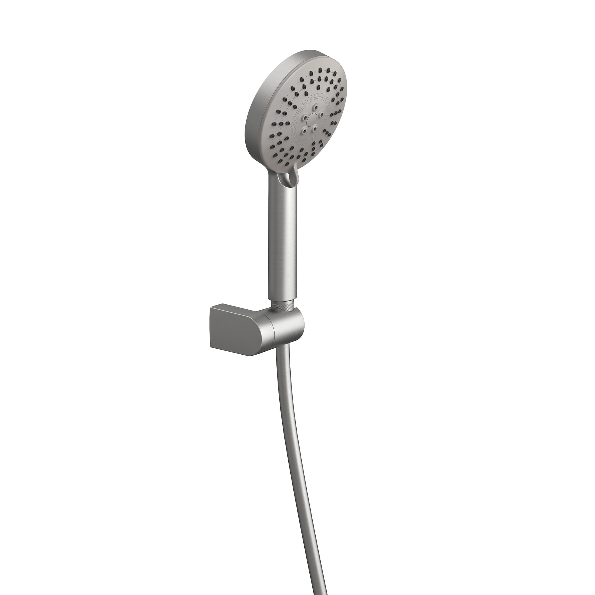 Set ducha fono Stellar con flexible y soporte brushed