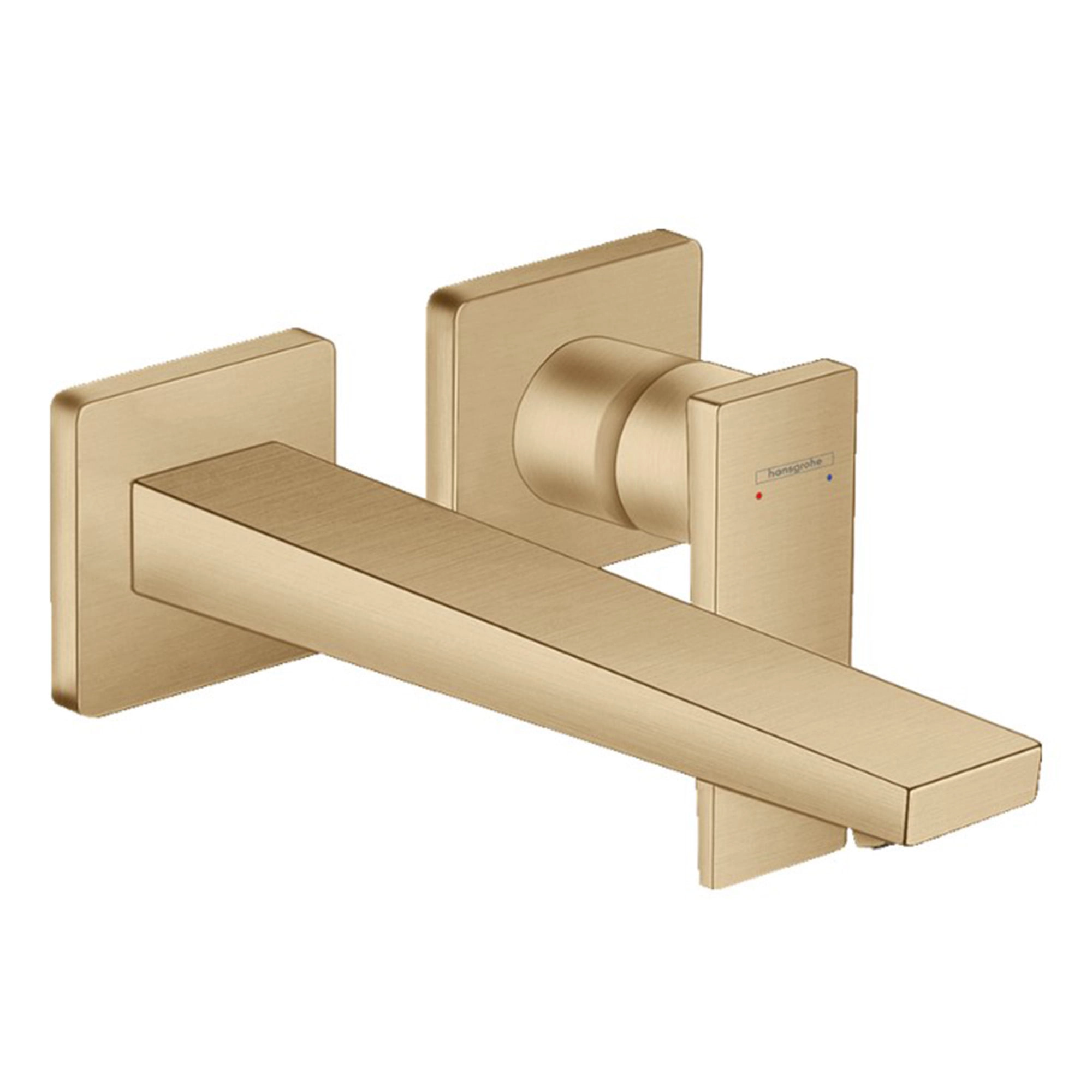 Grifería Lavamanos Metropol Muro 23 cm con Desagüe 32526140 Brushed Bronze