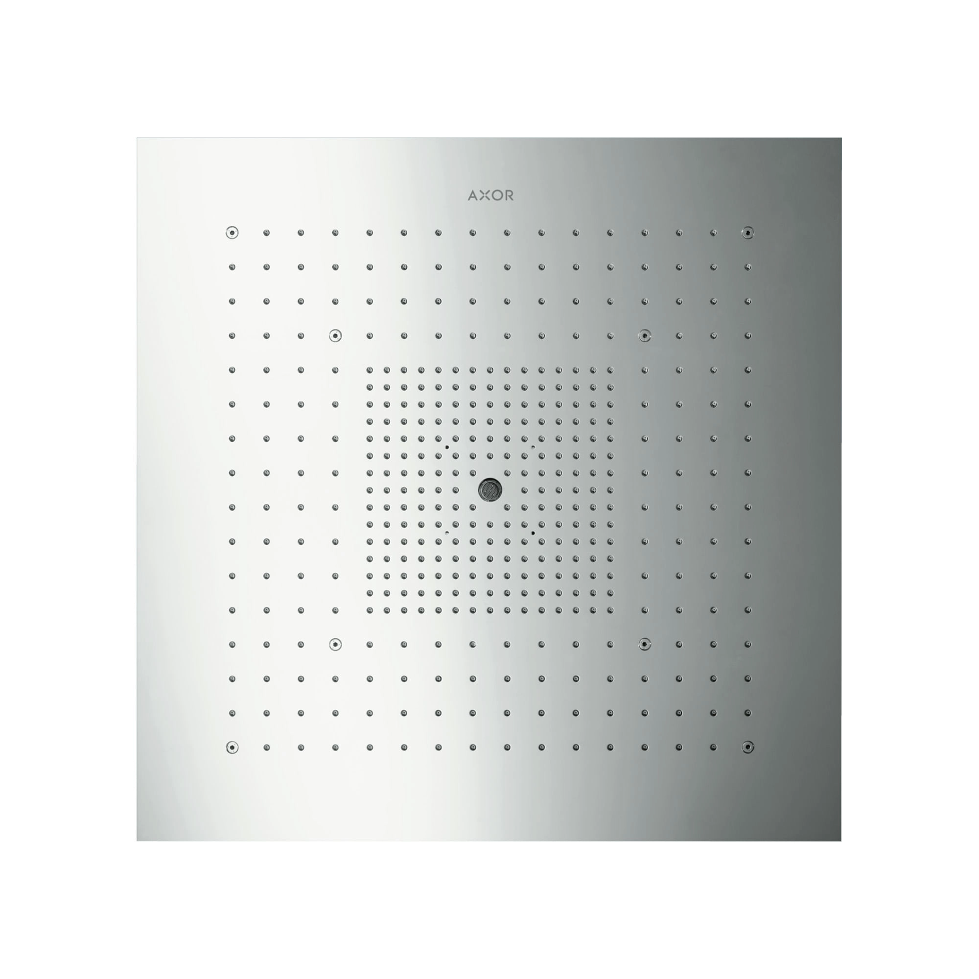 Ducha techo Starck sin luz acero inoxidable 720x720 mm