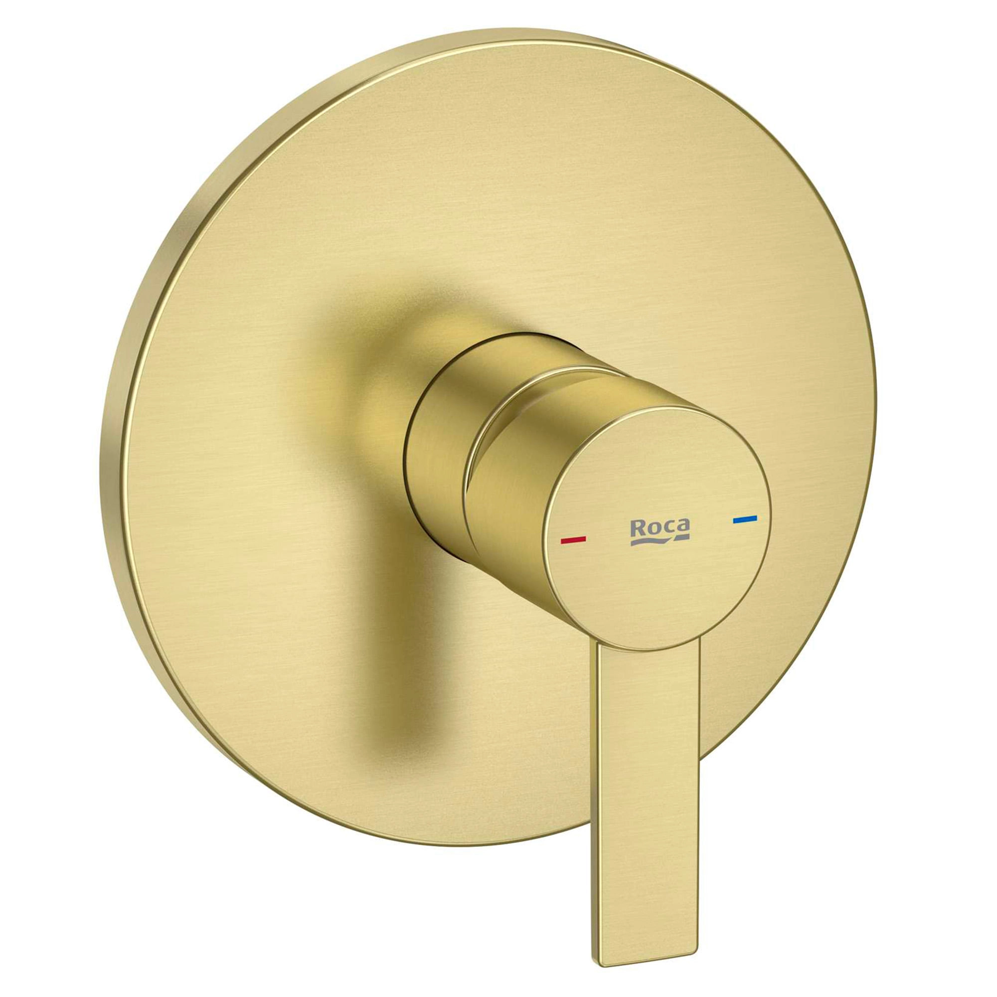Embellecedor de Ducha Targa 1 Vía Empotrado A5A2B5FVA0 Oro Cepillado