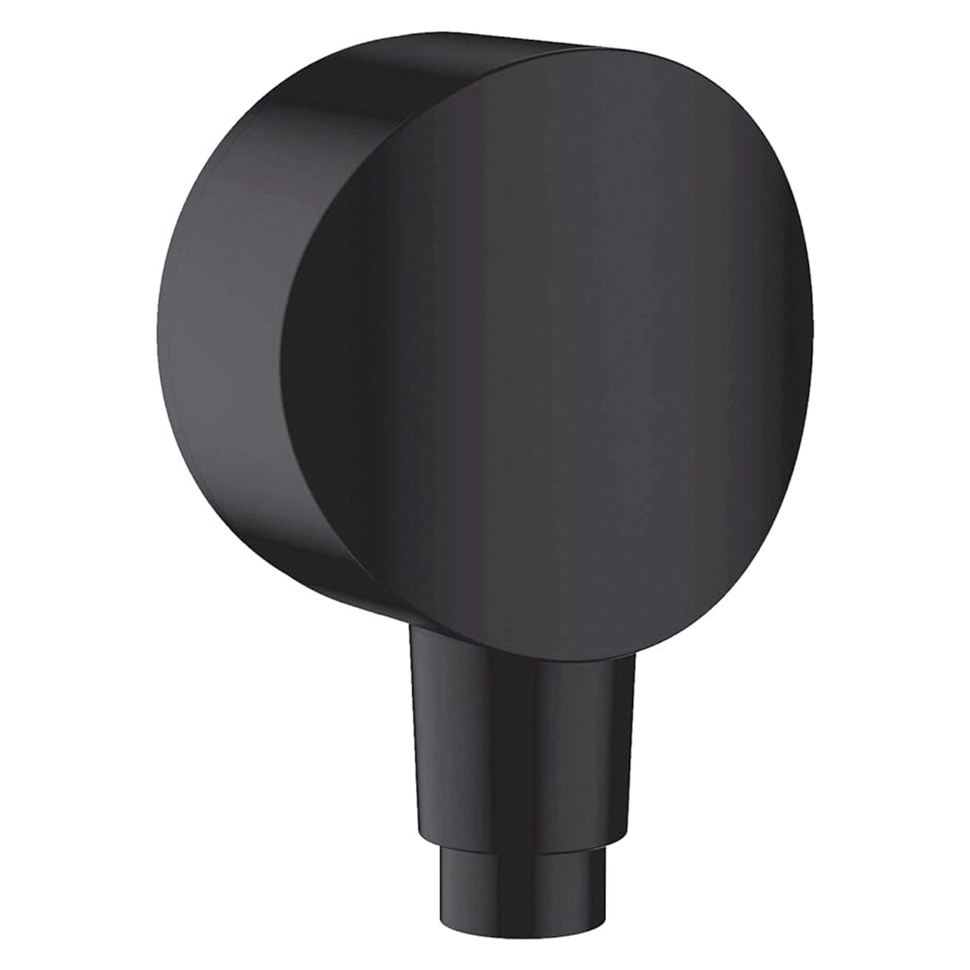 Unión Muro FixFit con Válvula anti-retorno Negro Mate