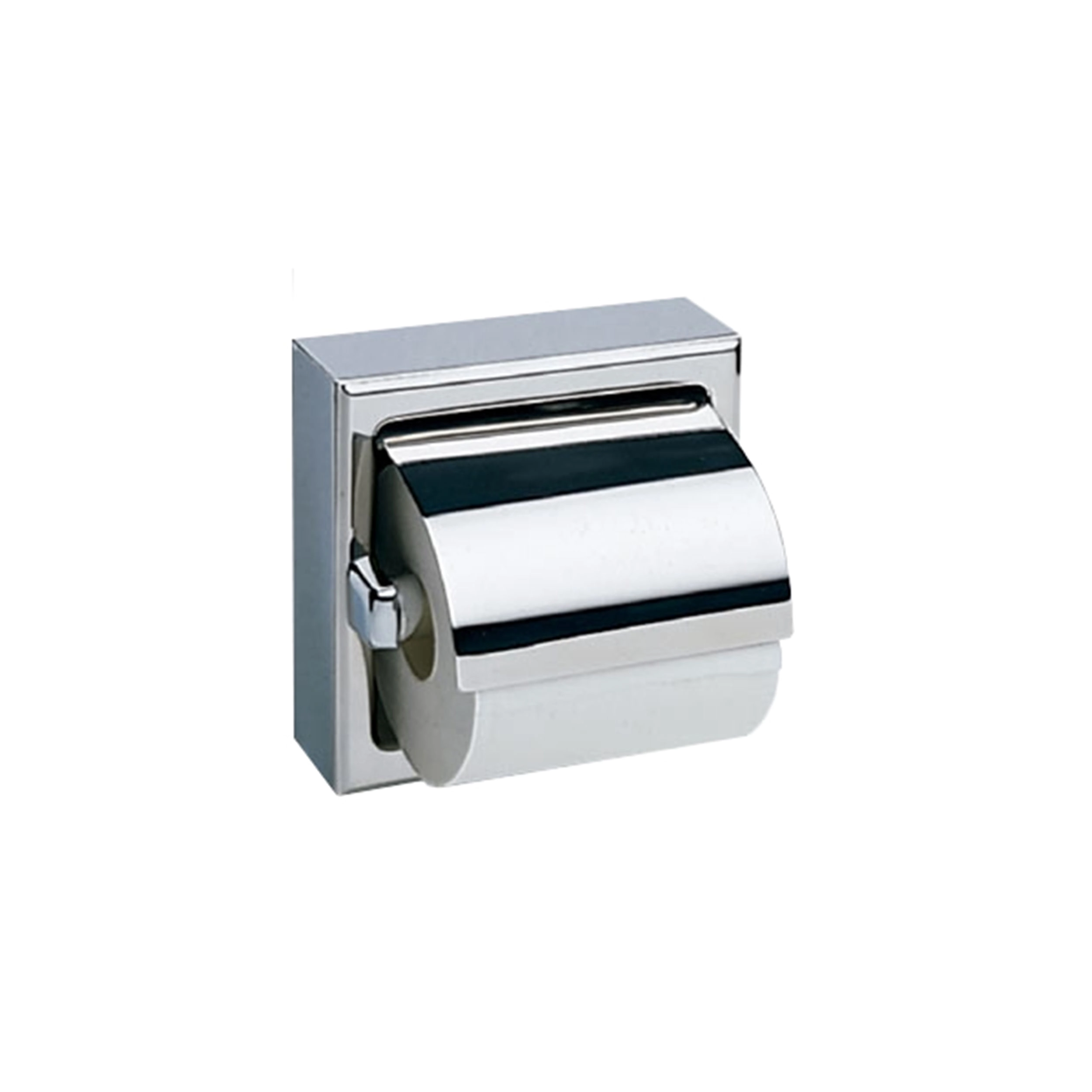 Portarrollo Simple 15 Cm Con Tapa B-6699 Acero Inoxidable